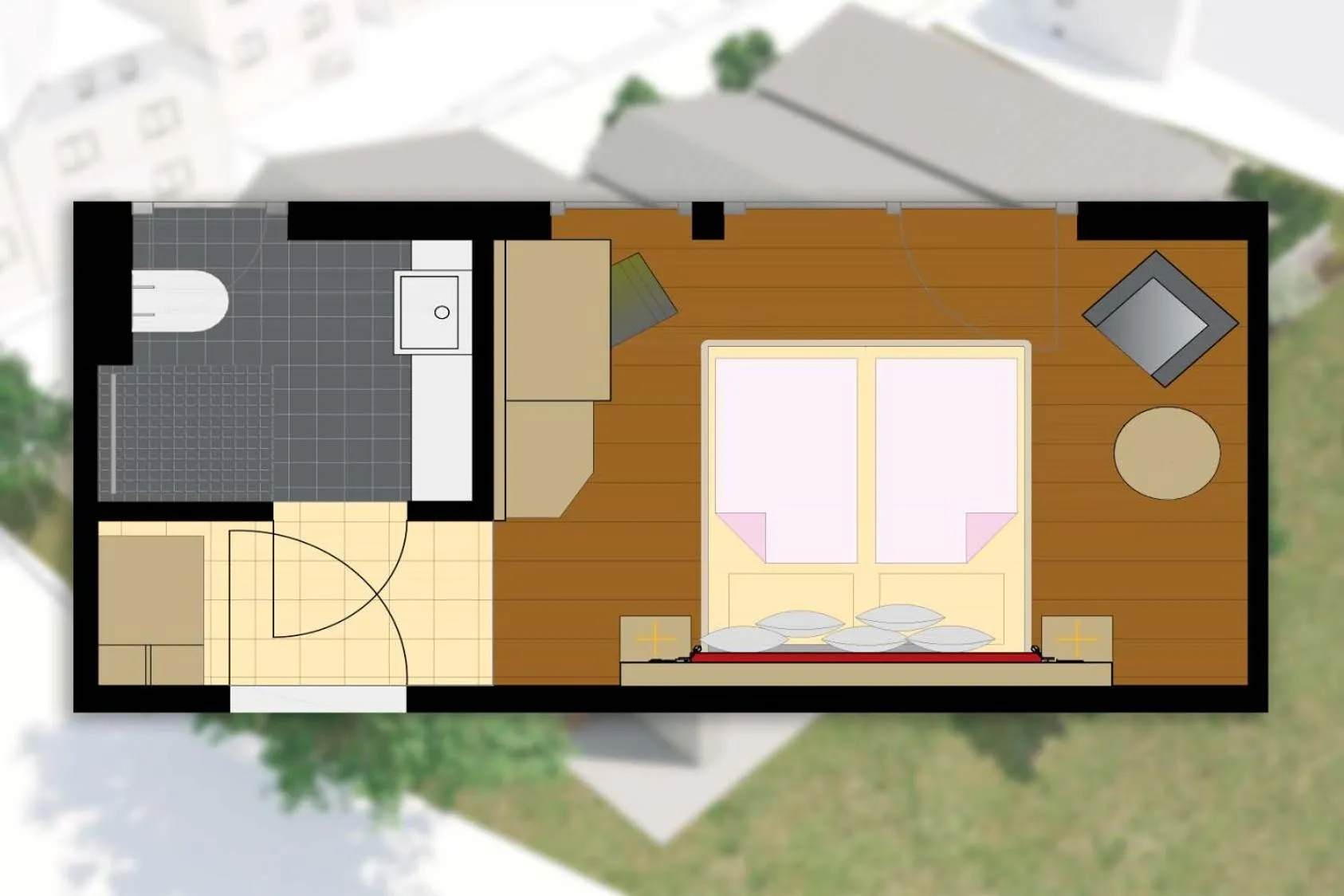 Floor plan in Landhotel Zum Goldenen Kreuz