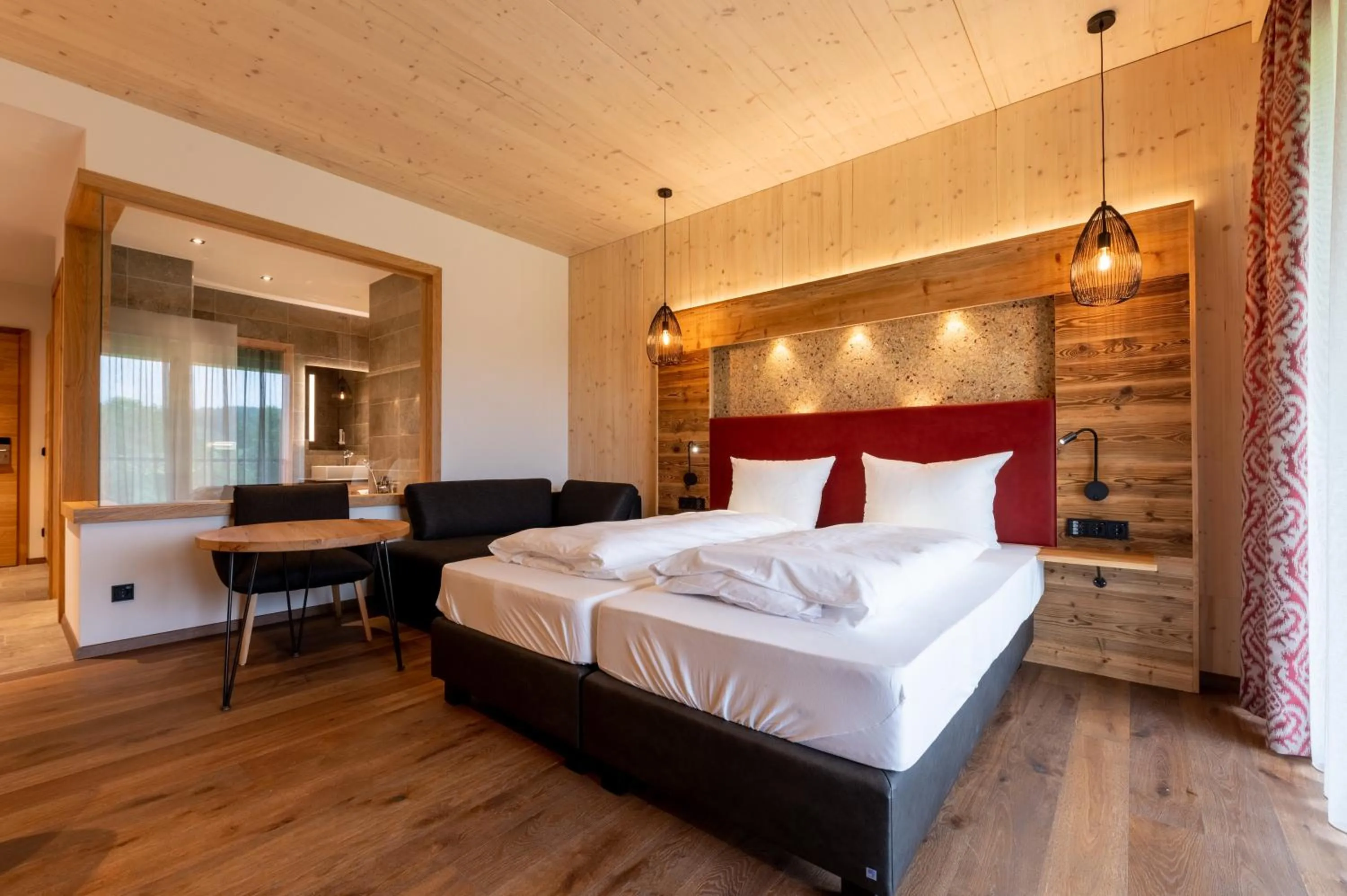 Photo of the whole room, Bed in Landhotel Zum Goldenen Kreuz