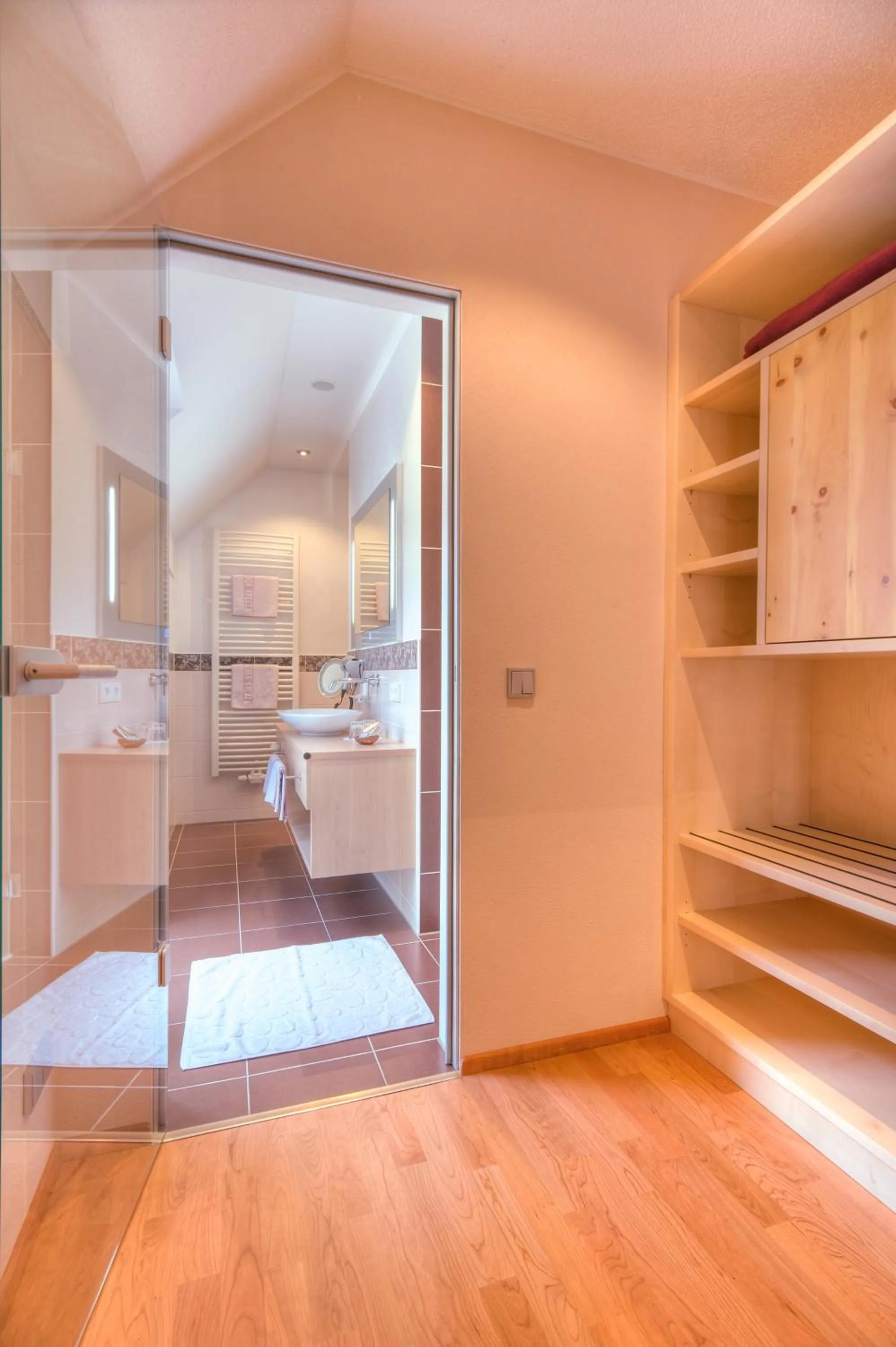 Photo of the whole room, Bed in Landhotel Zum Goldenen Kreuz