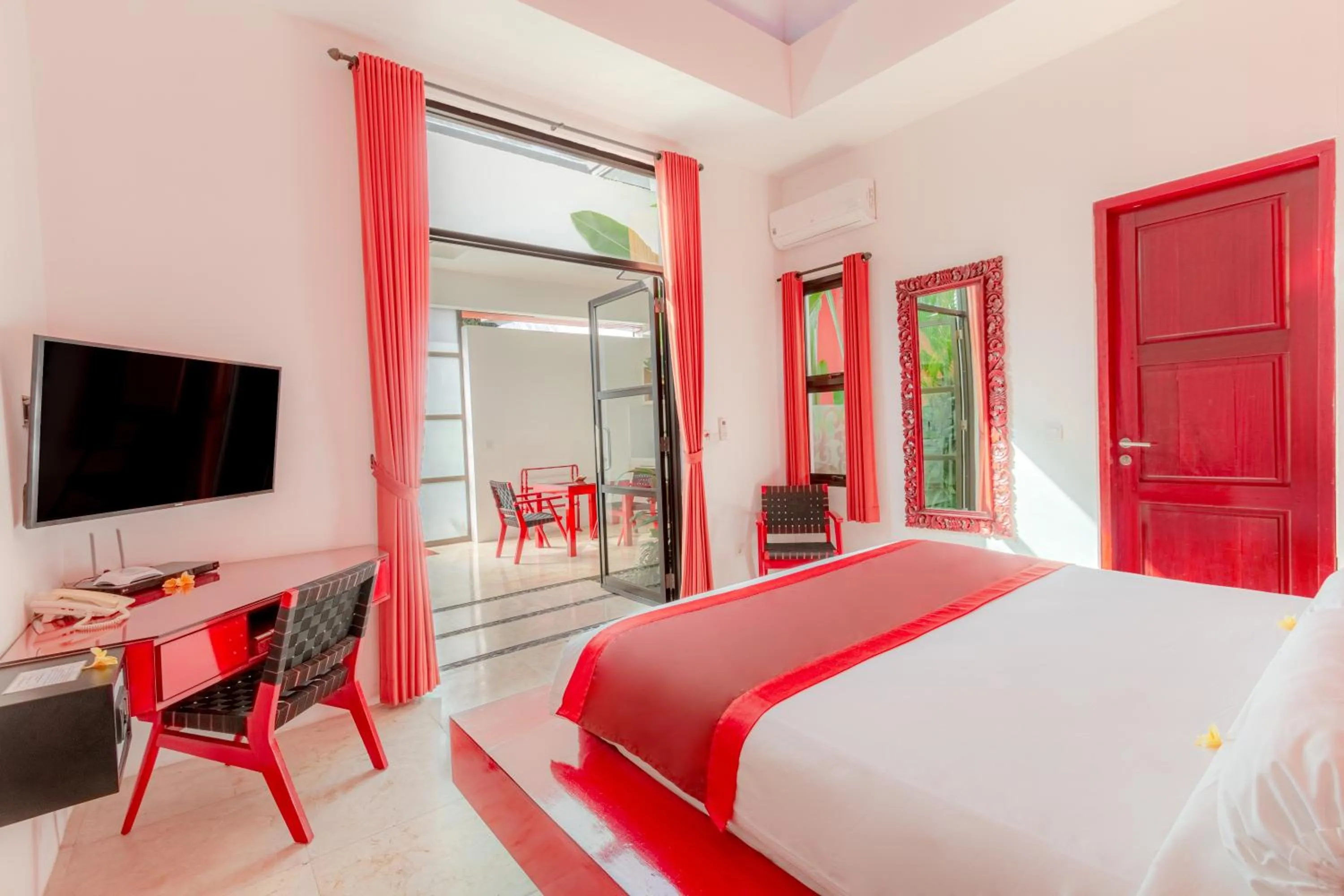 Bed in Bali Ginger Suites & Villa