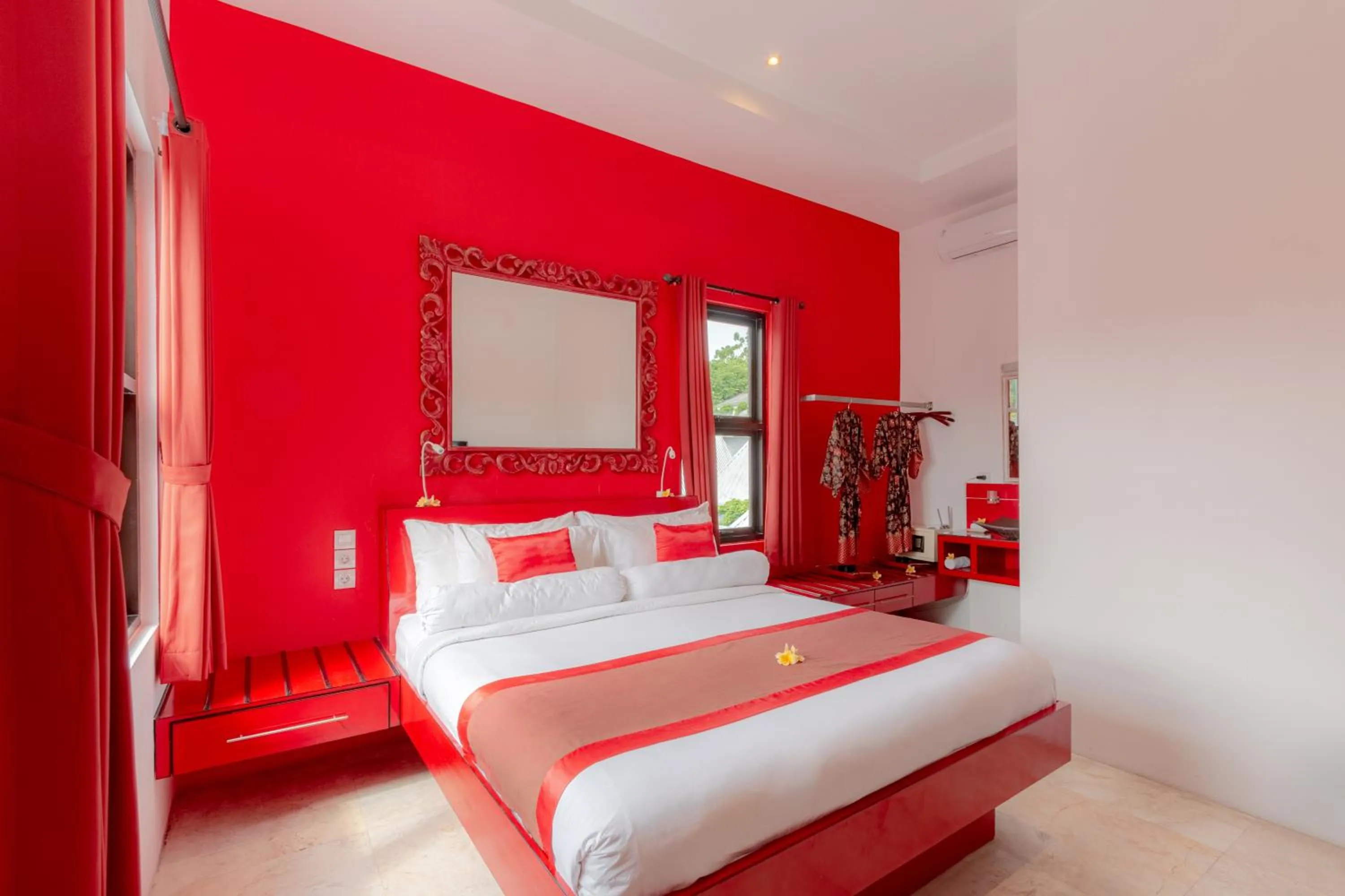 Bed in Bali Ginger Suites & Villa