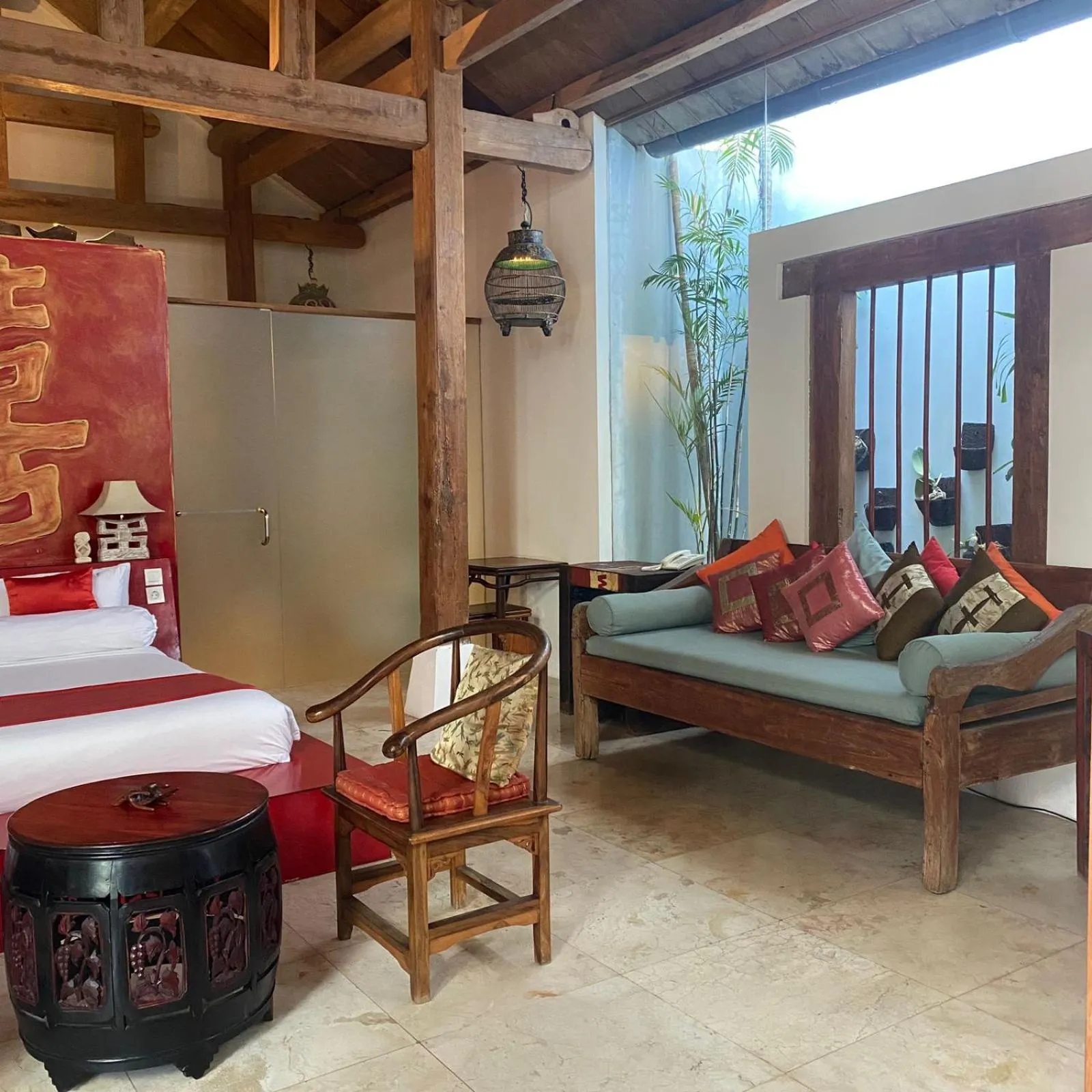 Bed in Bali Ginger Suites & Villa