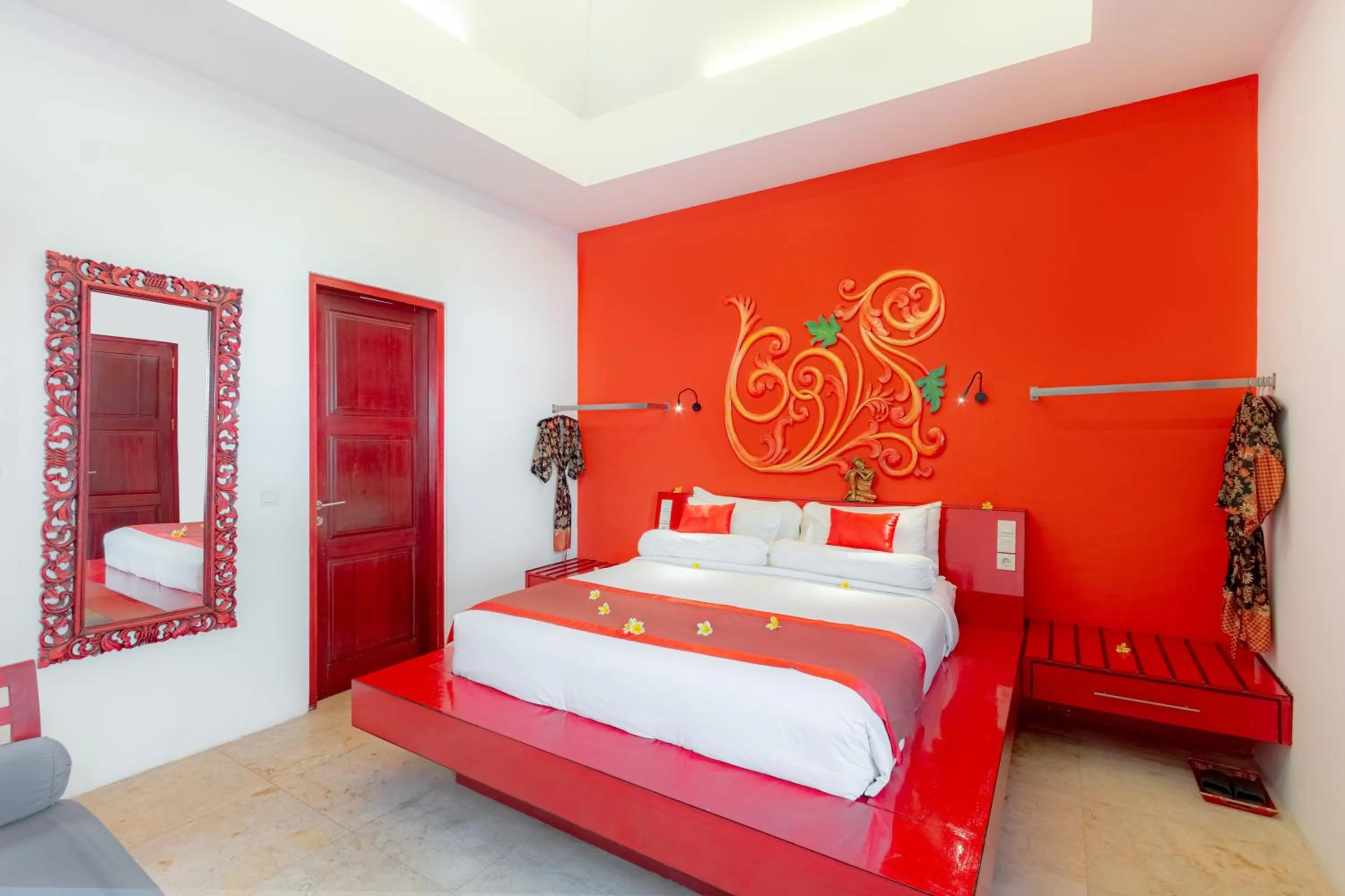 Bed in Bali Ginger Suites & Villa