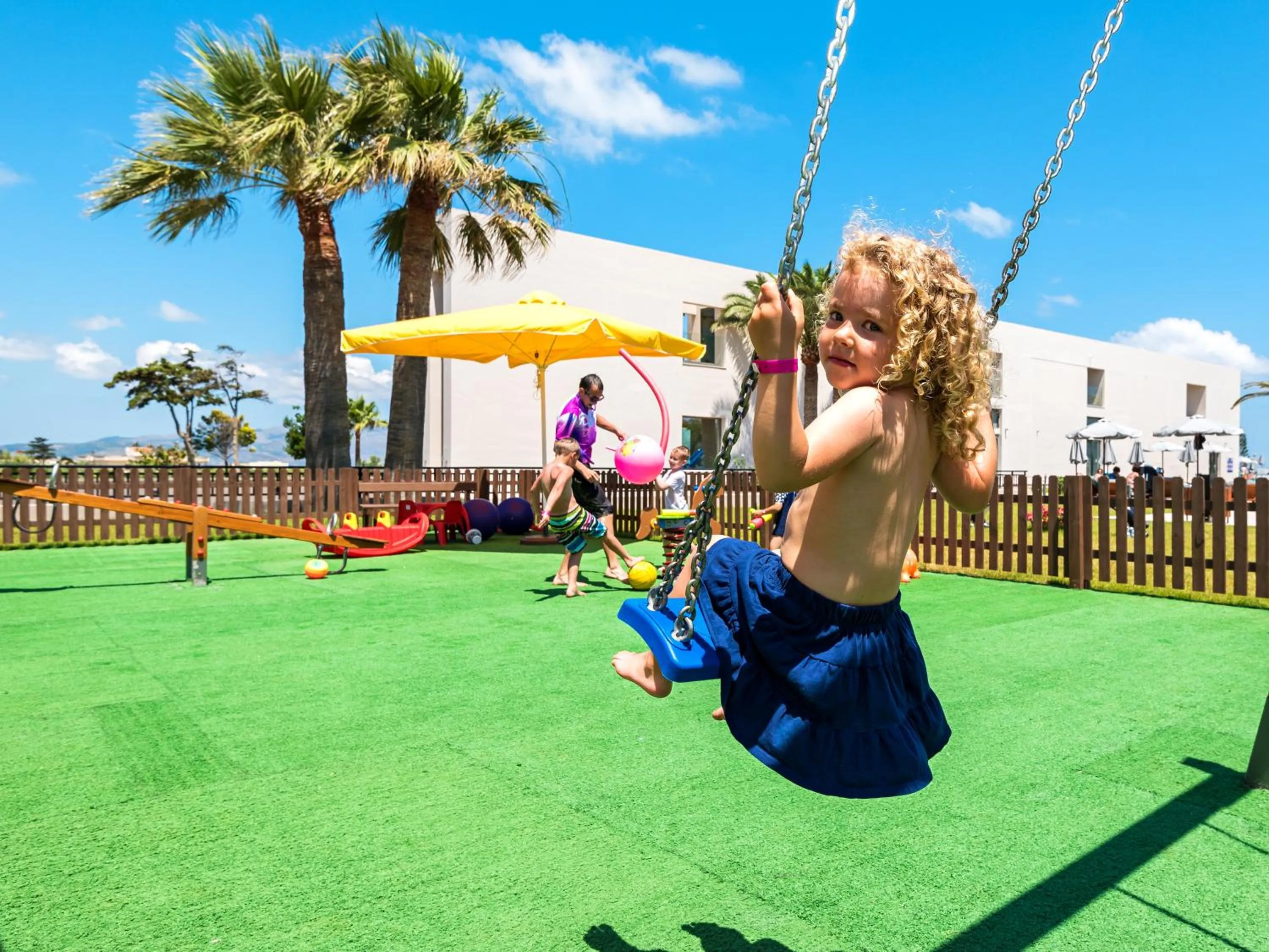 Children play ground in Solimar Aquamarine Resort