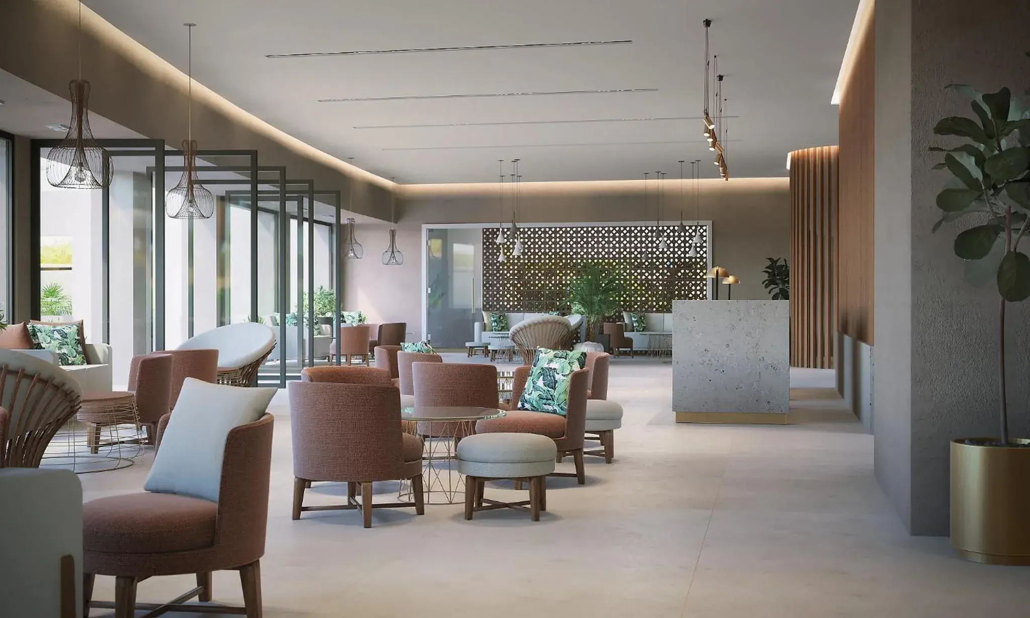 Lobby or reception in Solimar Aquamarine Resort Lobby or reception in Solimar Aquamarine Resort