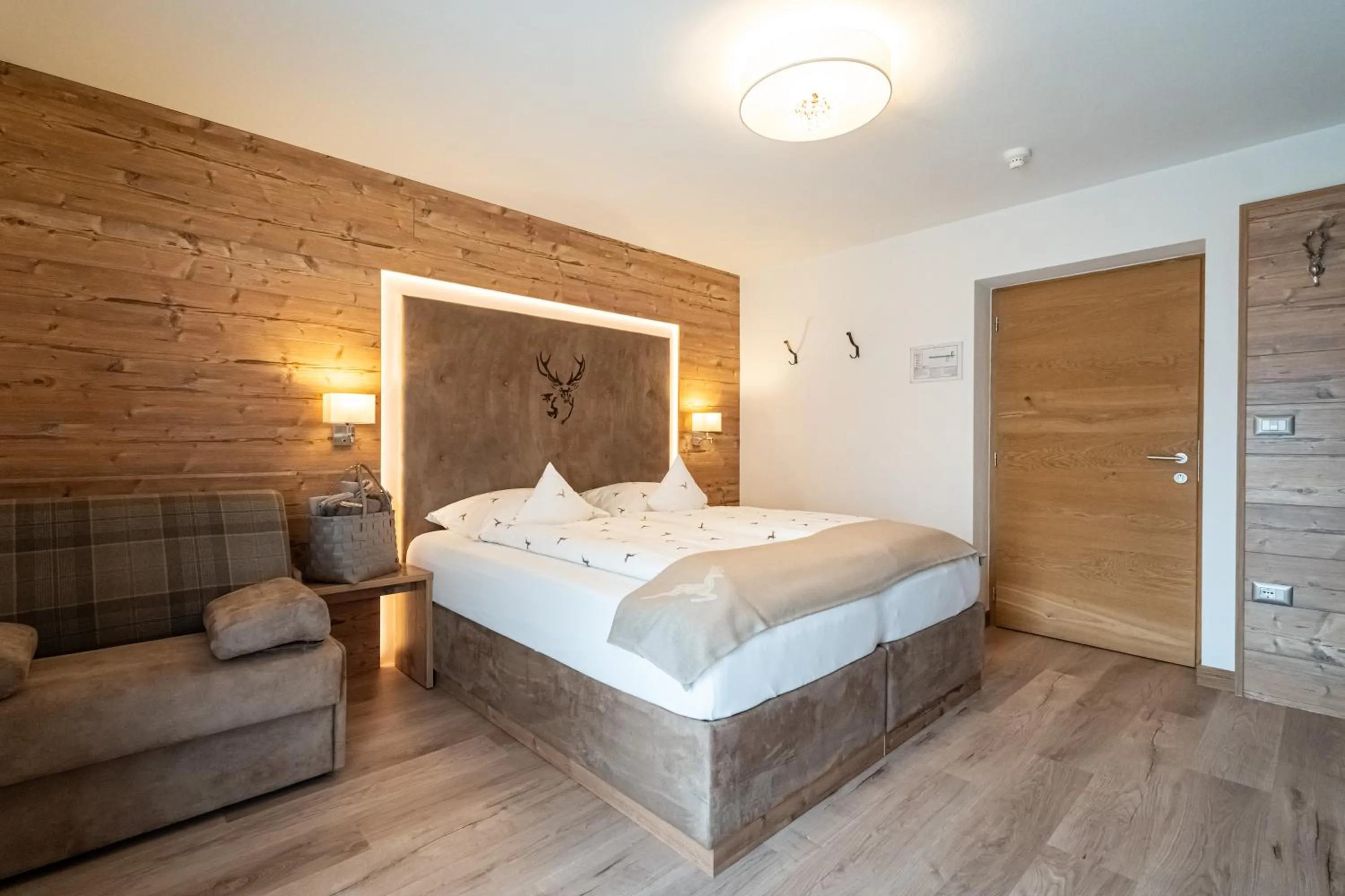 Bedroom, Bed in Hotel Jägerheim 3S