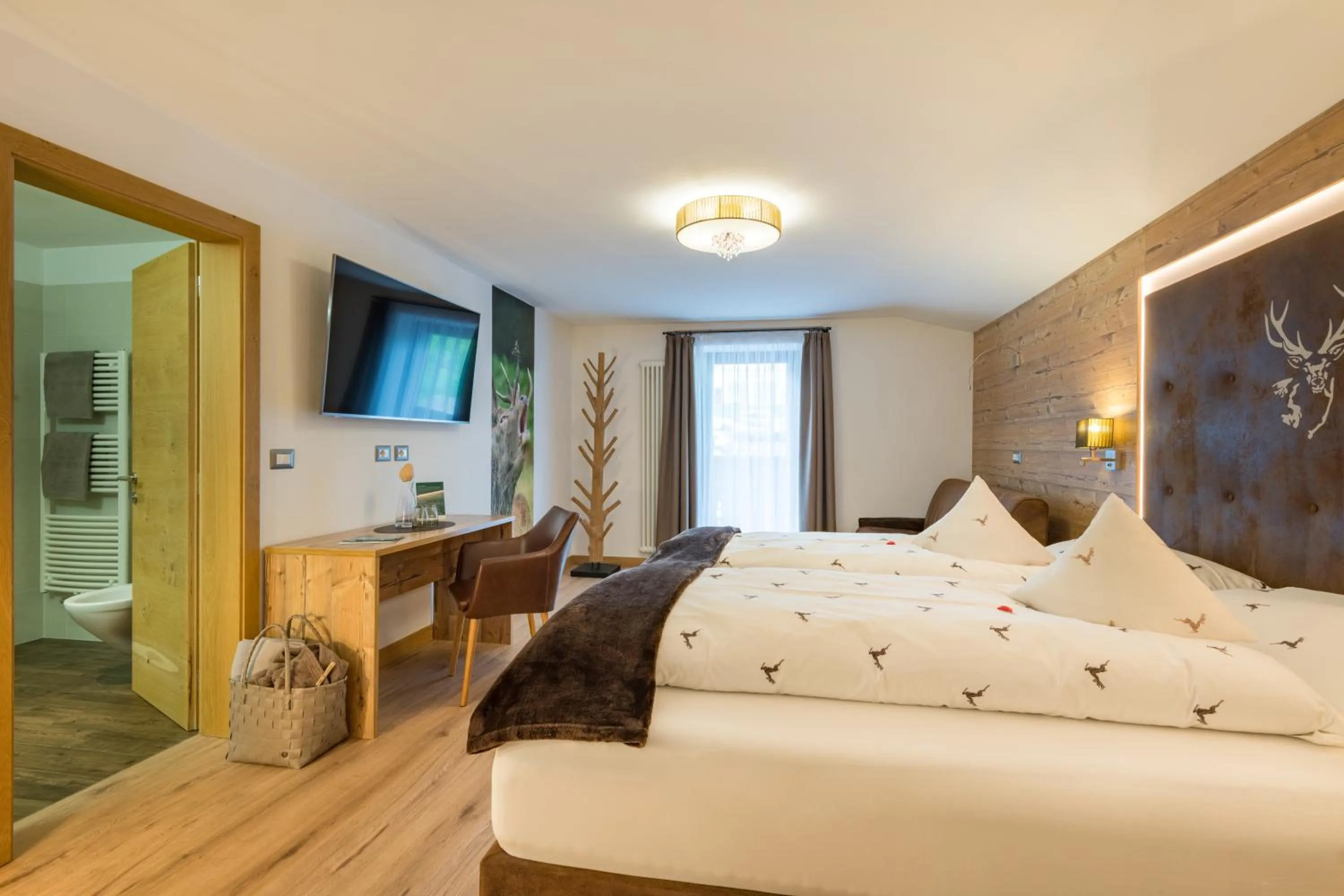 Bed in Hotel Jägerheim 3S