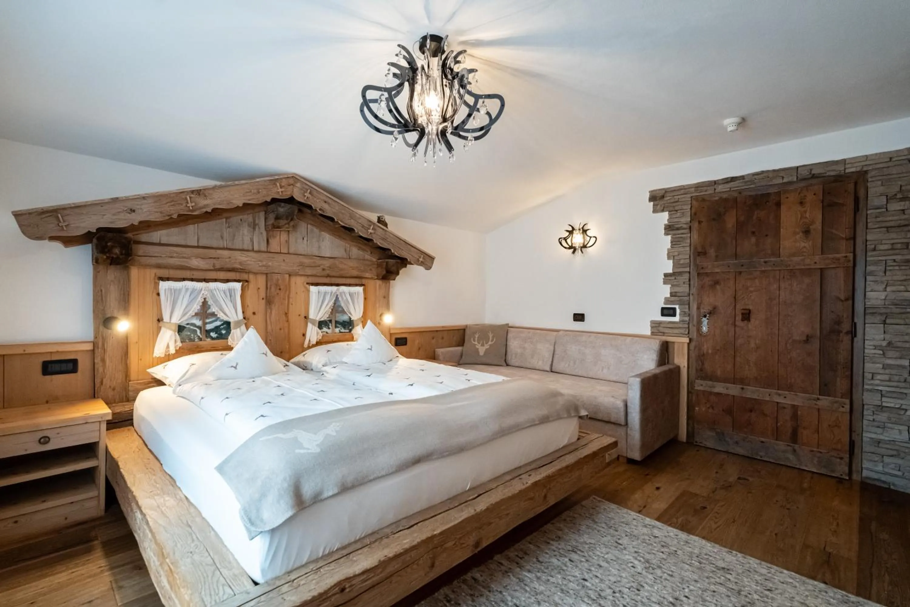 Bedroom, Bed in Hotel Jägerheim 3S