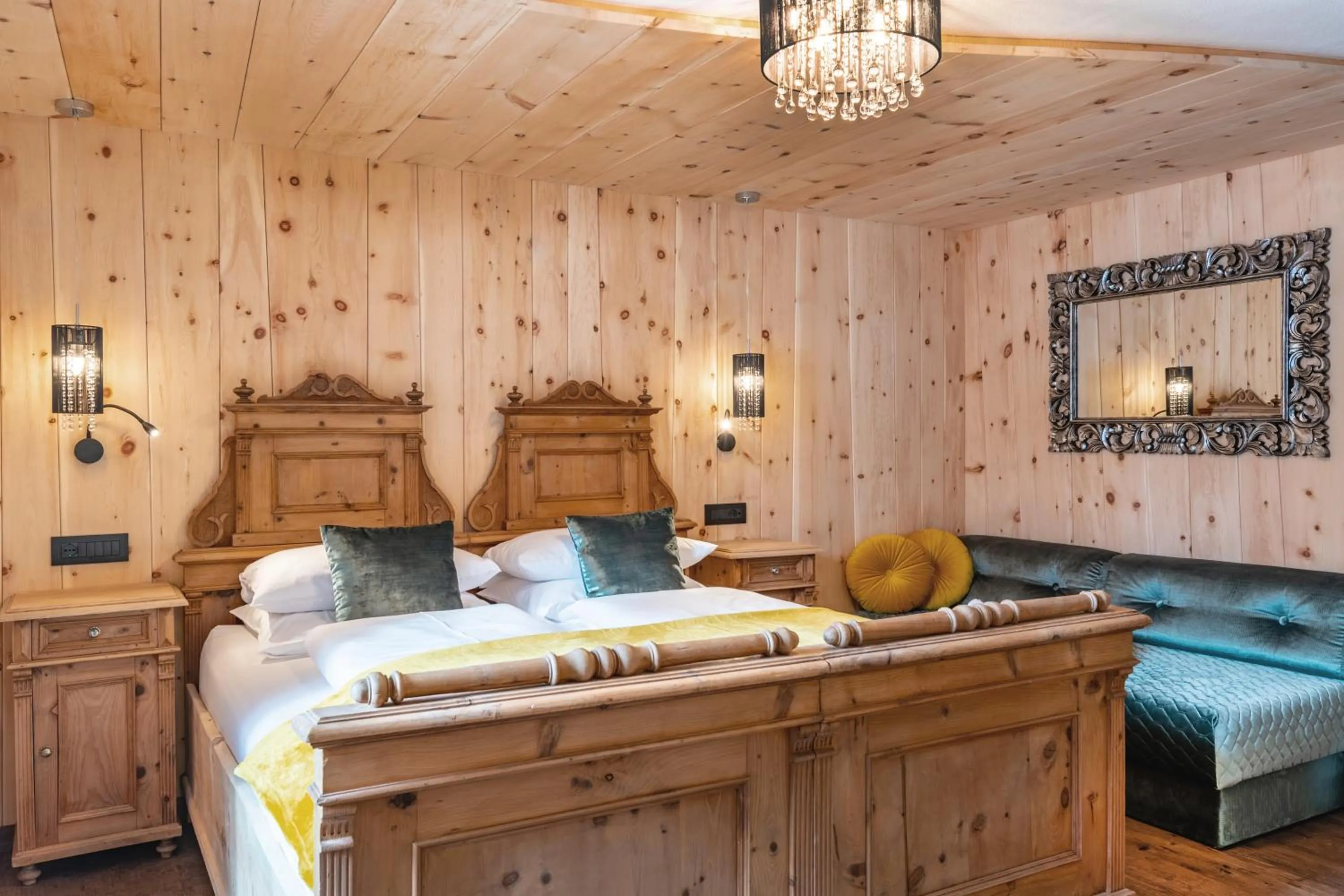 Bed in Hotel Jägerheim 3S