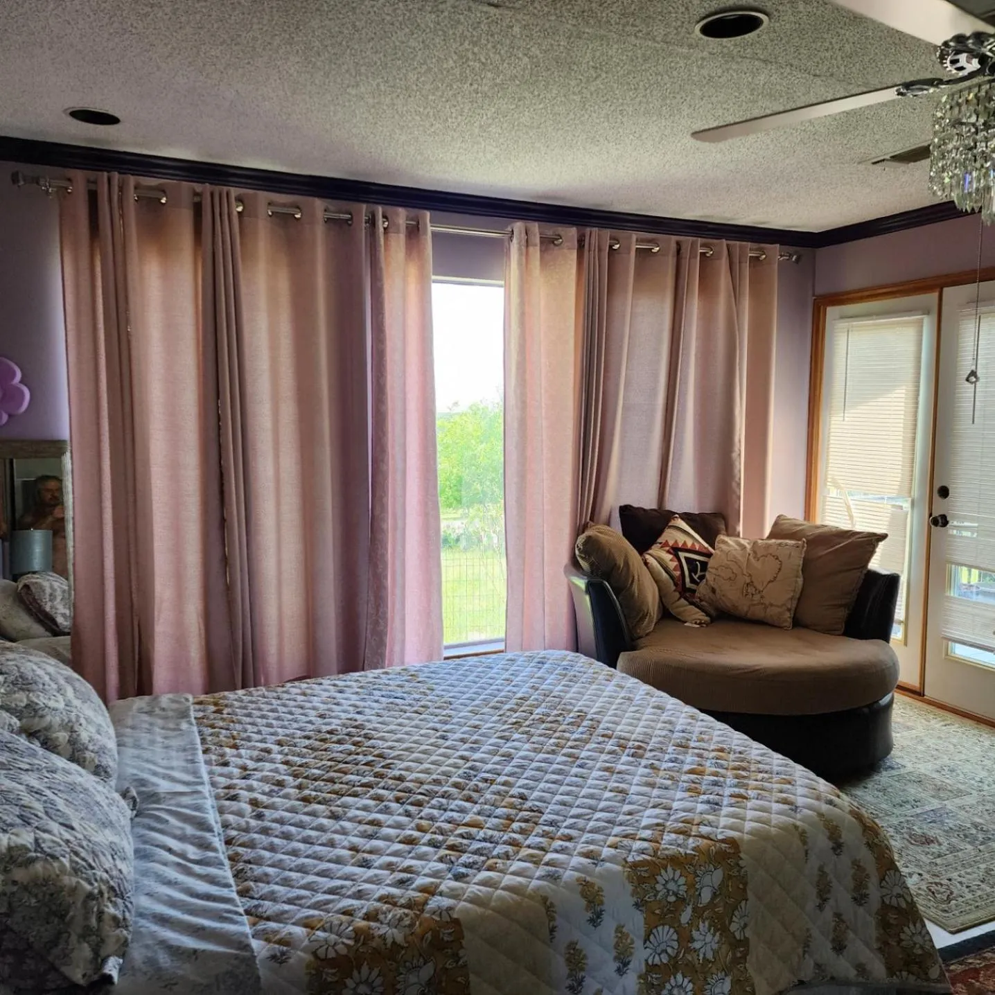 Bed in Hilltop Hacienda