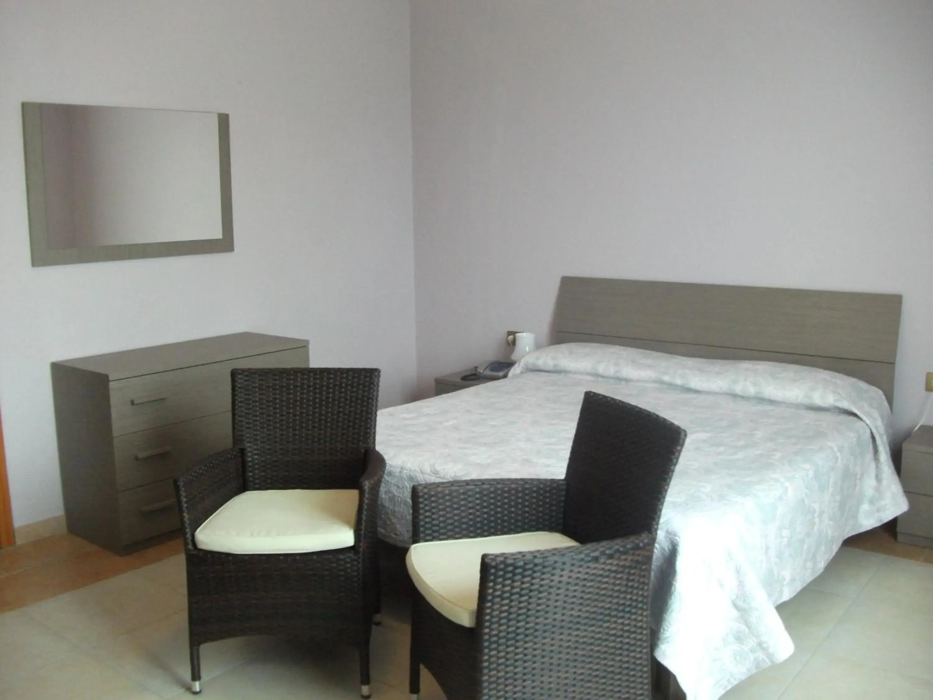 Bed in Albergo Breglia Bed in Albergo Breglia