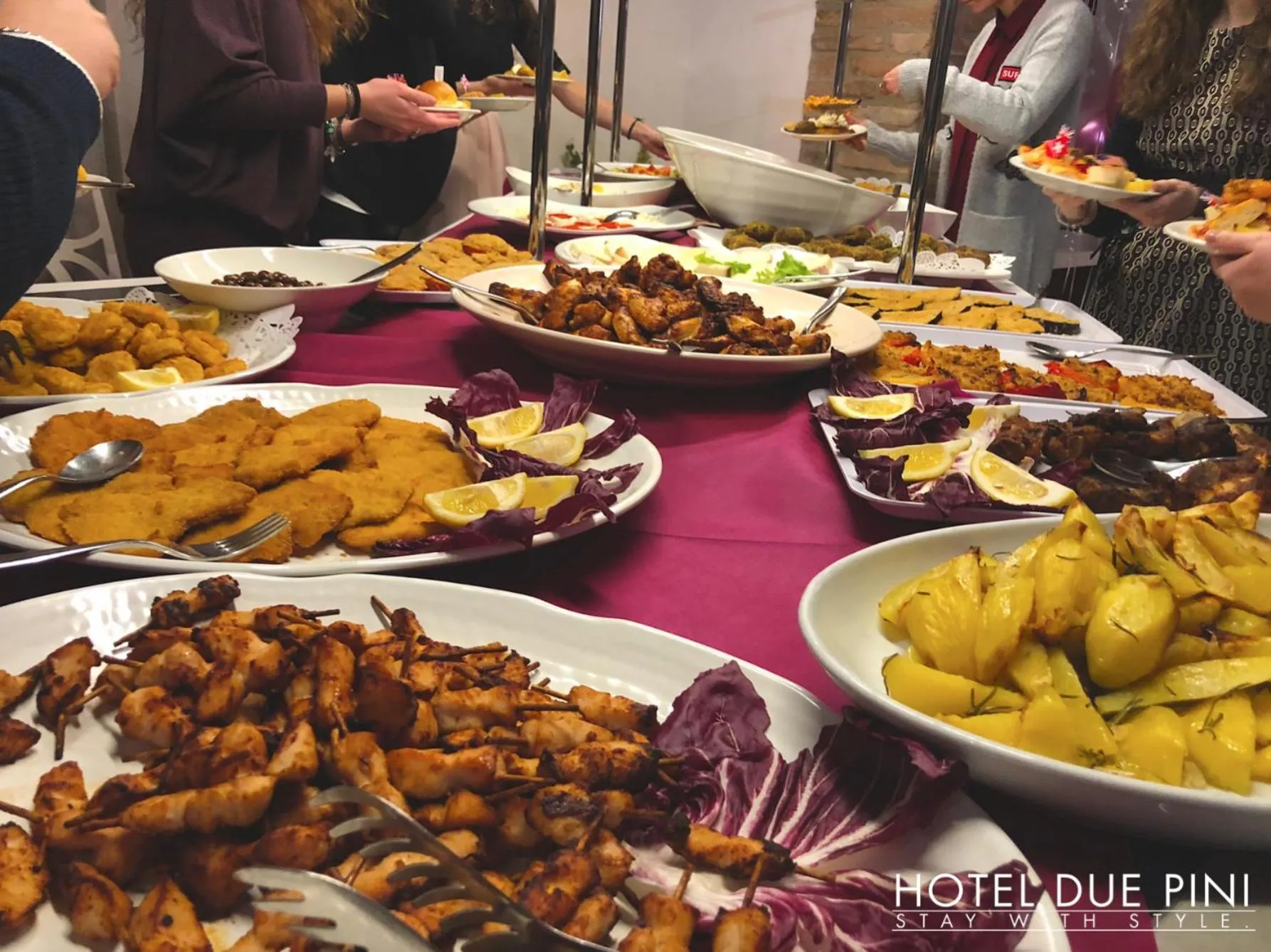 Decorative detail in Hotel Due Pini