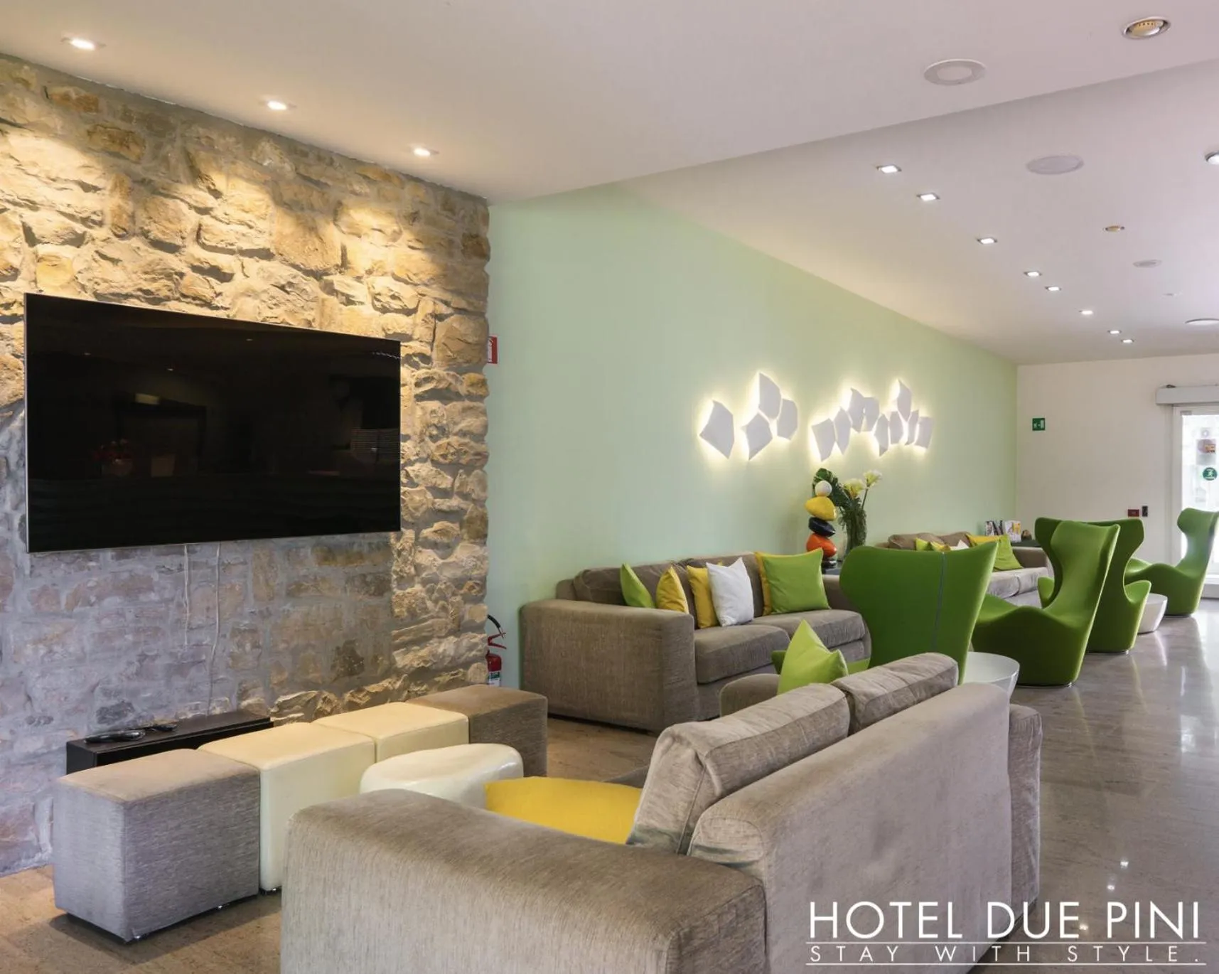 Lobby or reception in Hotel Due Pini