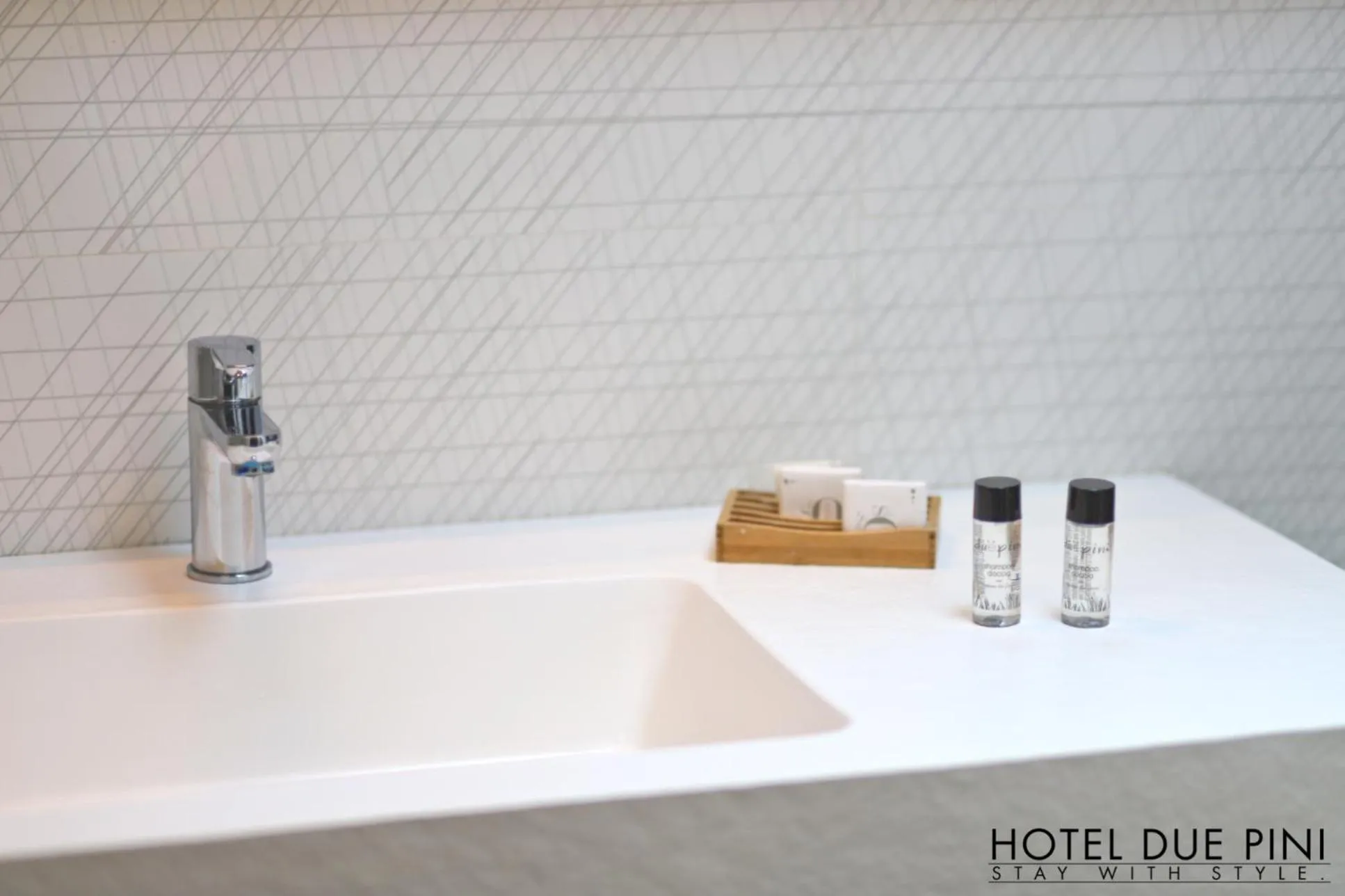 Bathroom in Hotel Due Pini