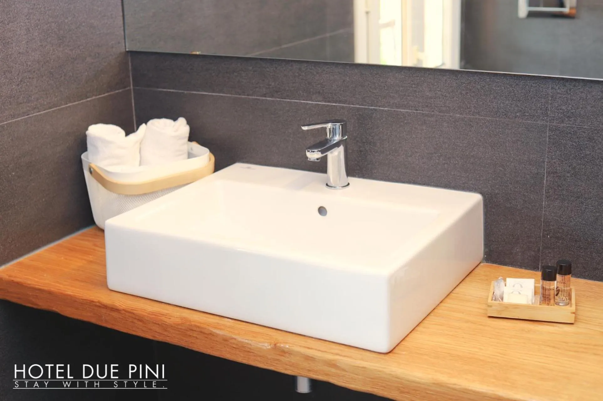 Bathroom in Hotel Due Pini