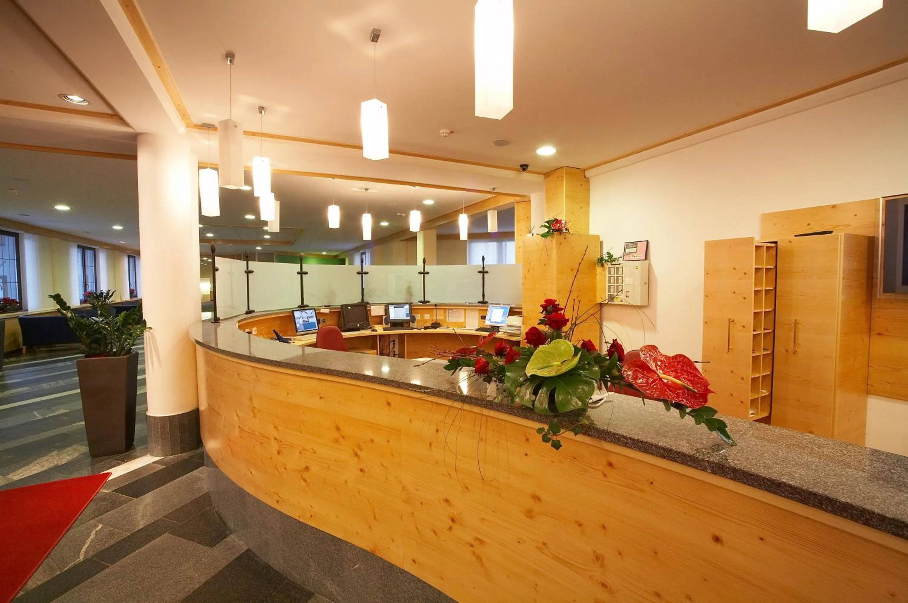 Lobby or reception in Hotel Planja