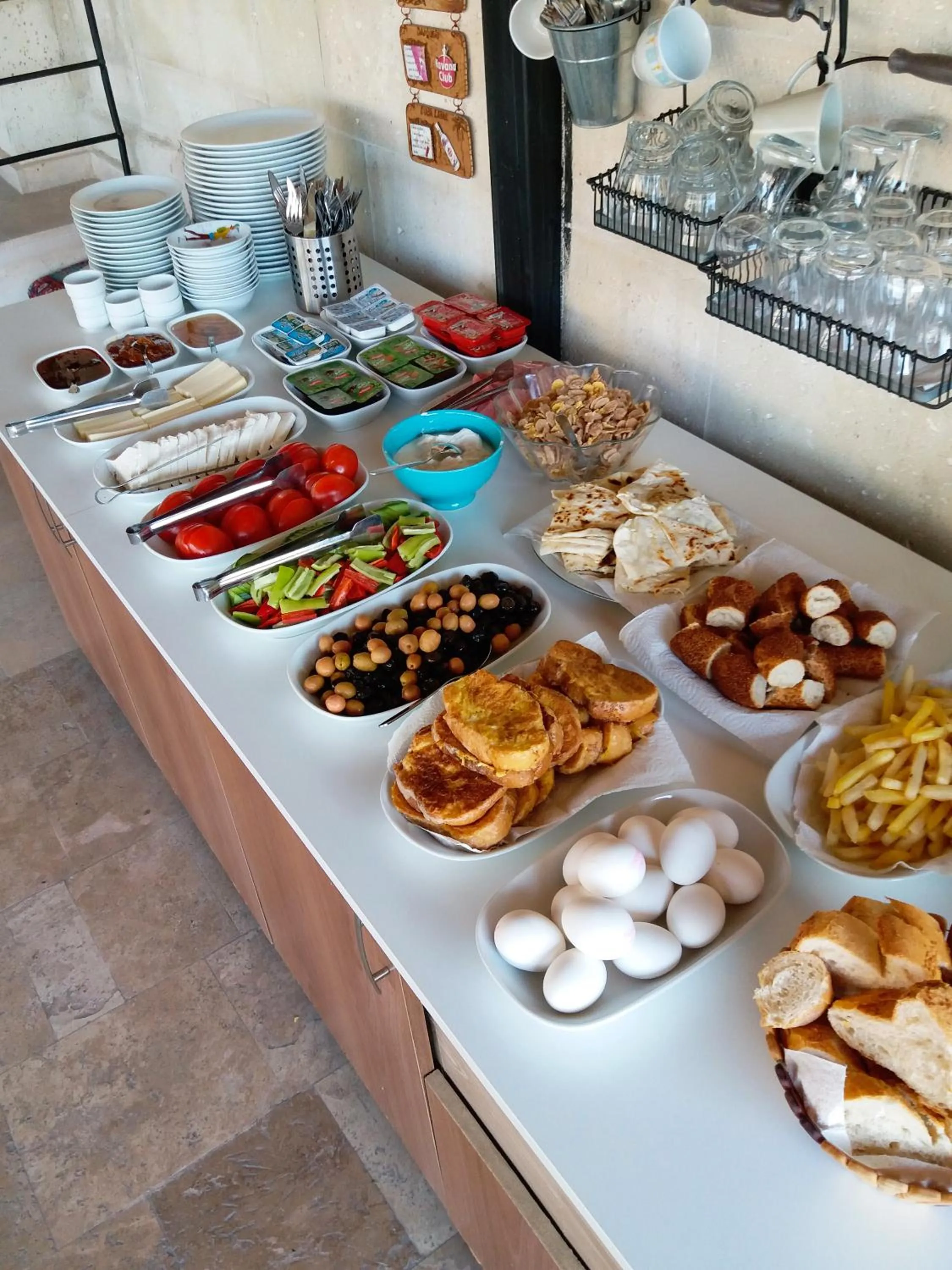 Breakfast in Karadut Cave Hotel