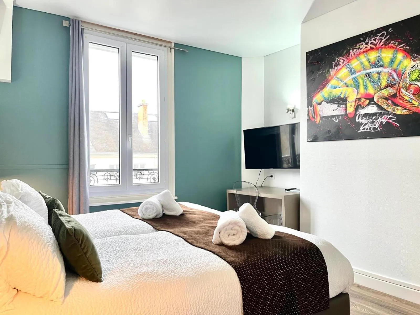 Bedroom, Bed in HOTEL & SPA Le Renard Centre