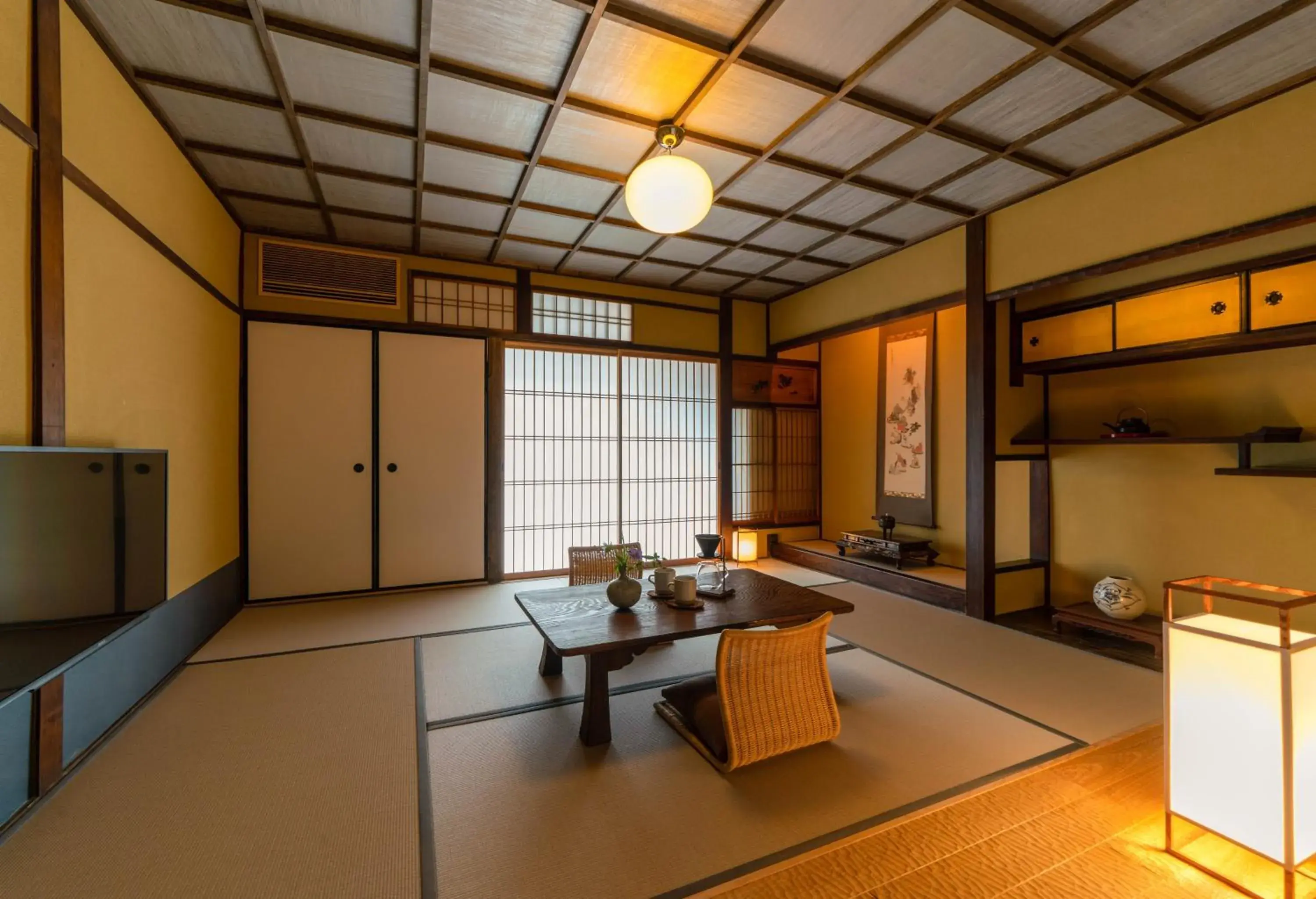 Photo of the whole room, Seating Area in The Machiya Kamiumeya