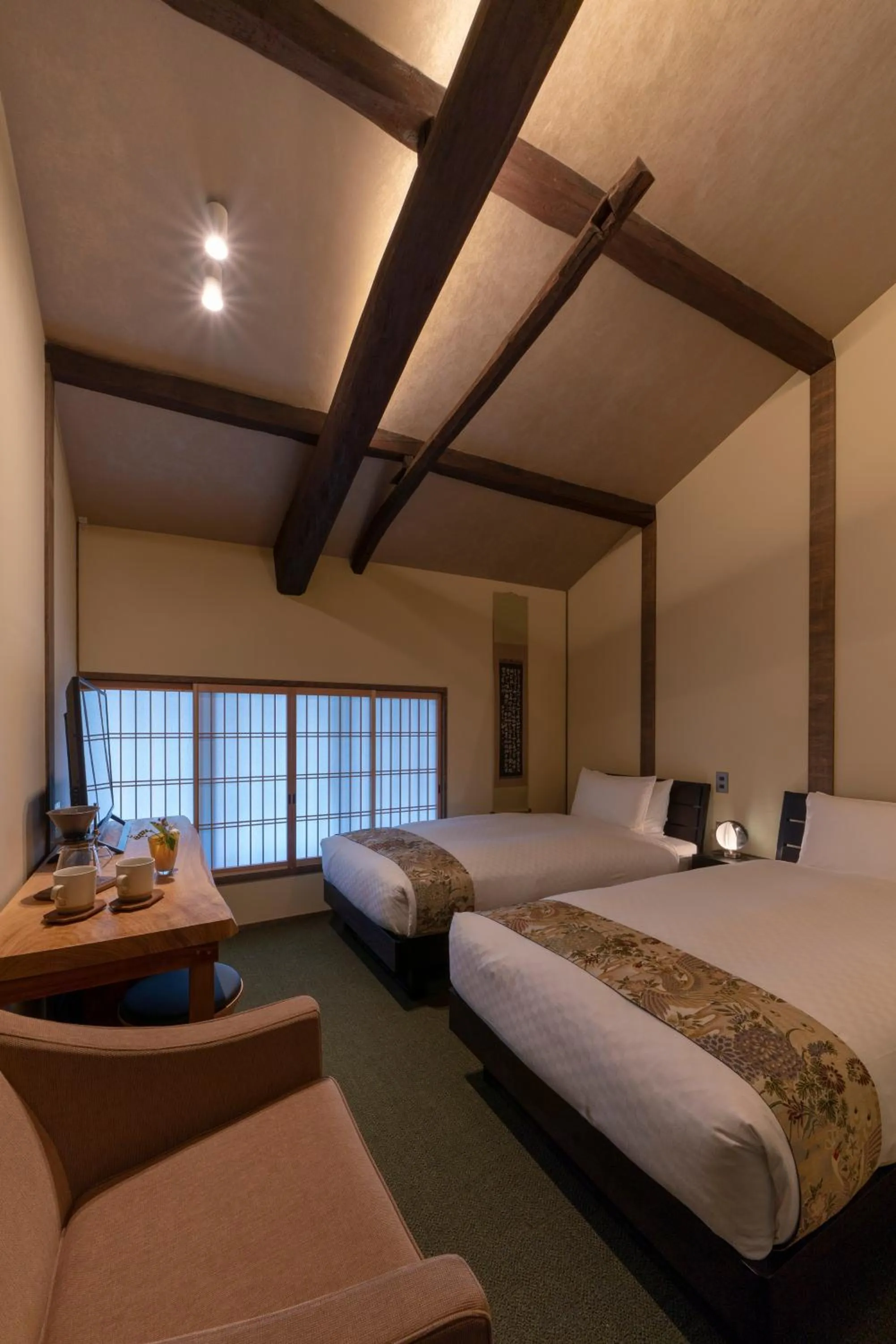 Bedroom, Bed in The Machiya Kamiumeya