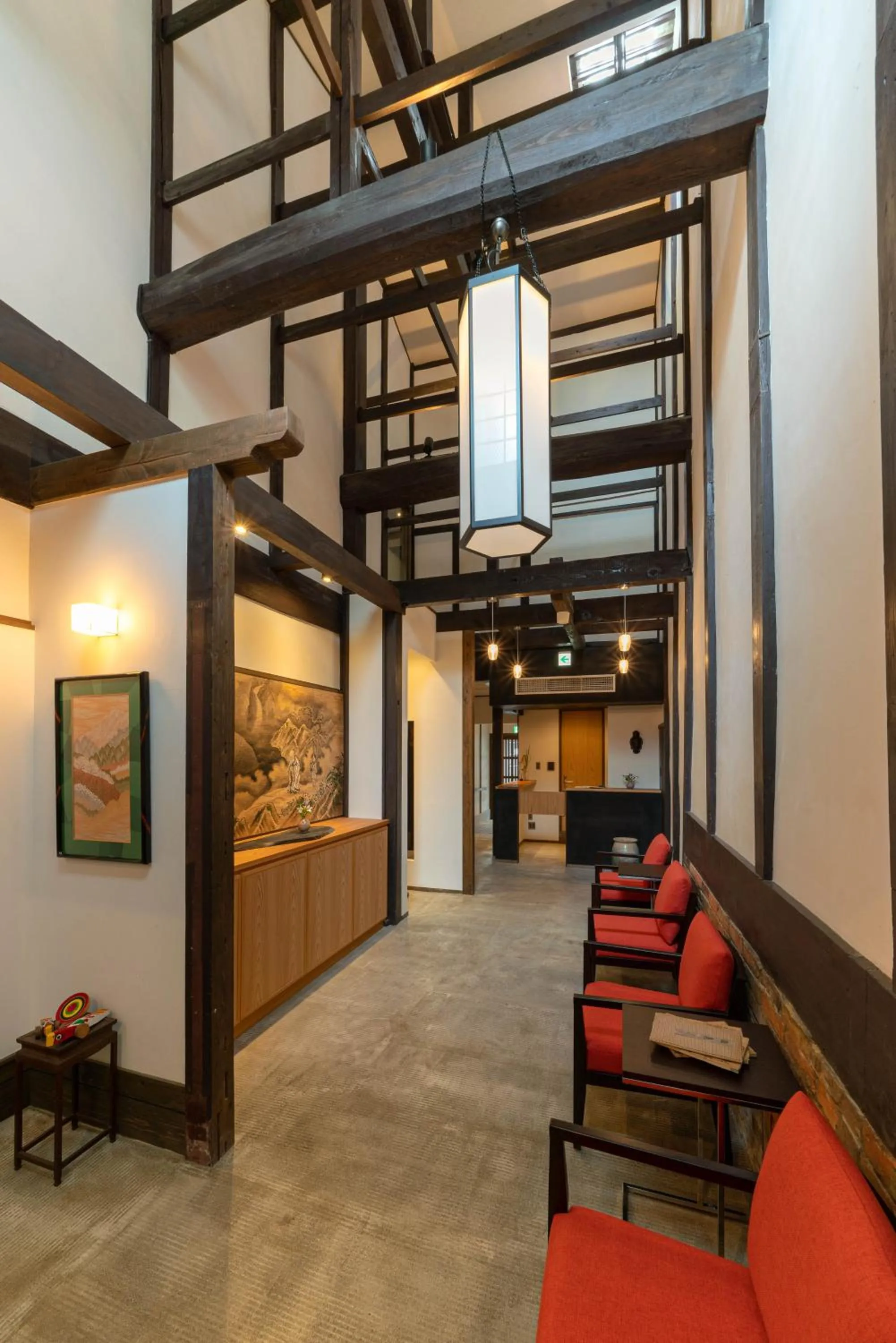 Communal lounge/ TV room in The Machiya Kamiumeya