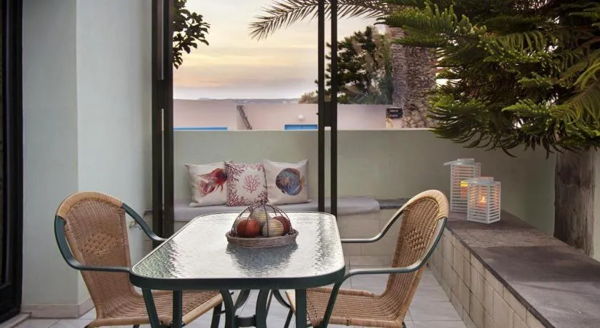 Balcony/Terrace in Minos Apartments & Studios