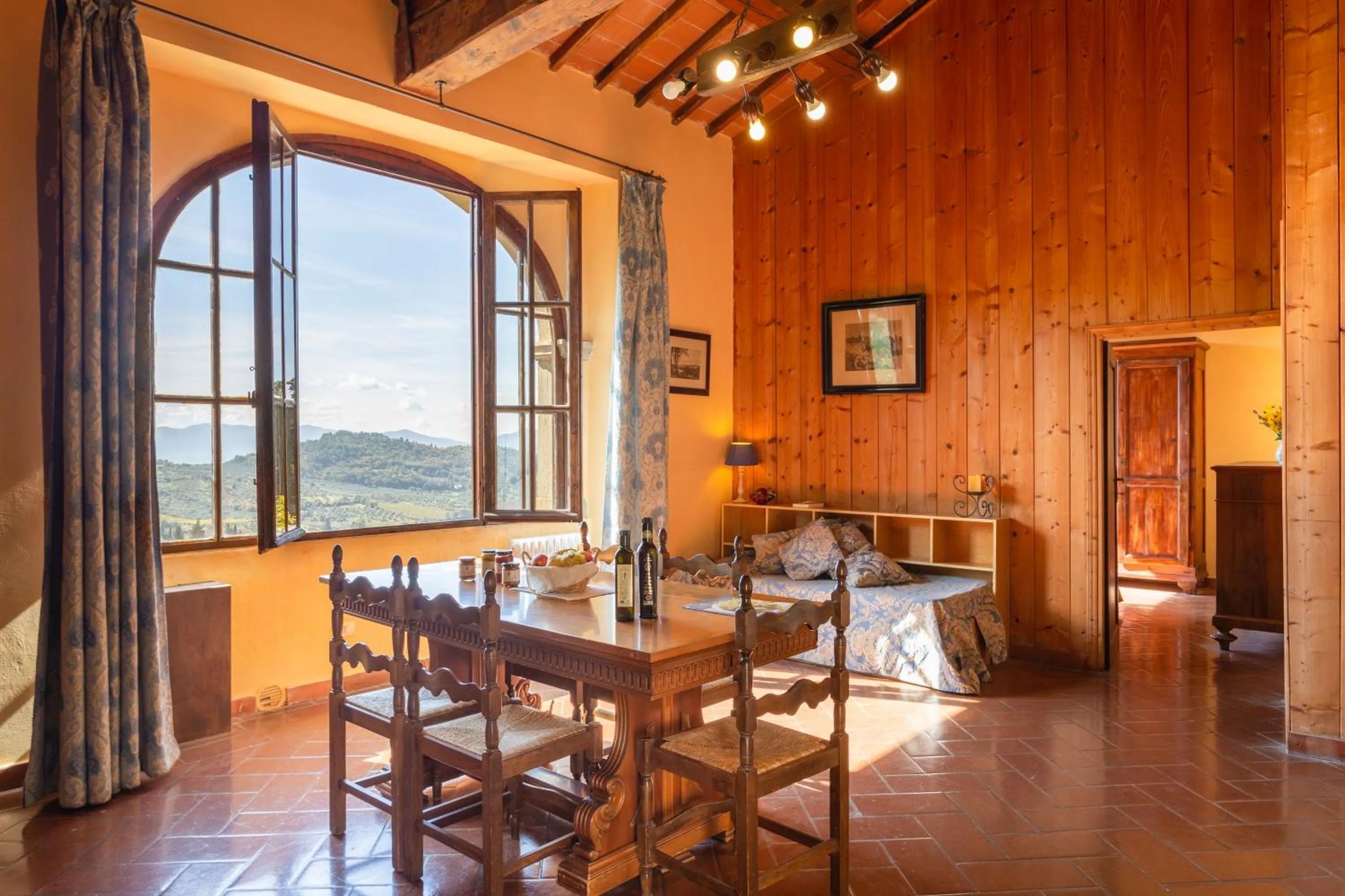 Living room in Villa Grassina