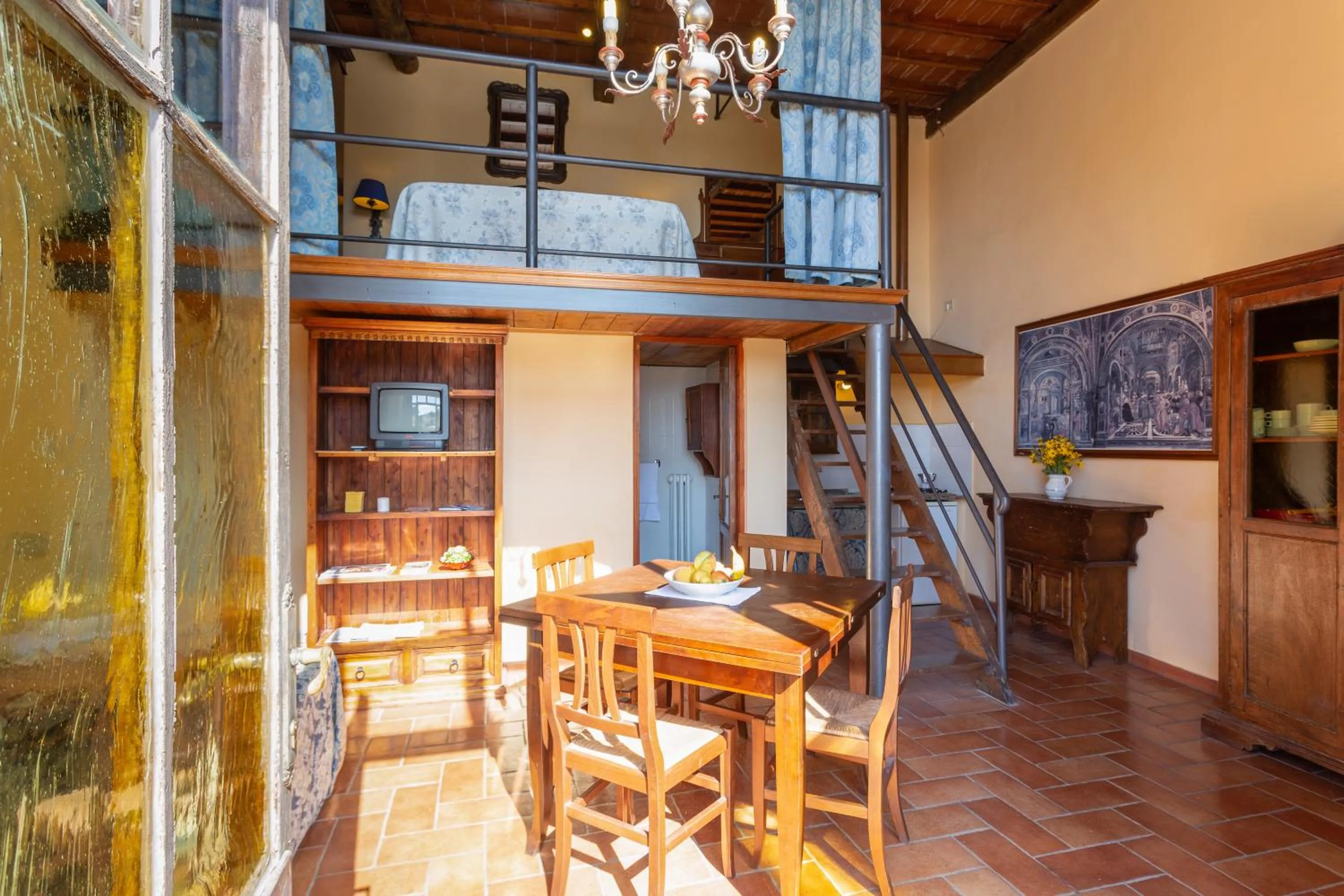 Living room in Villa Grassina
