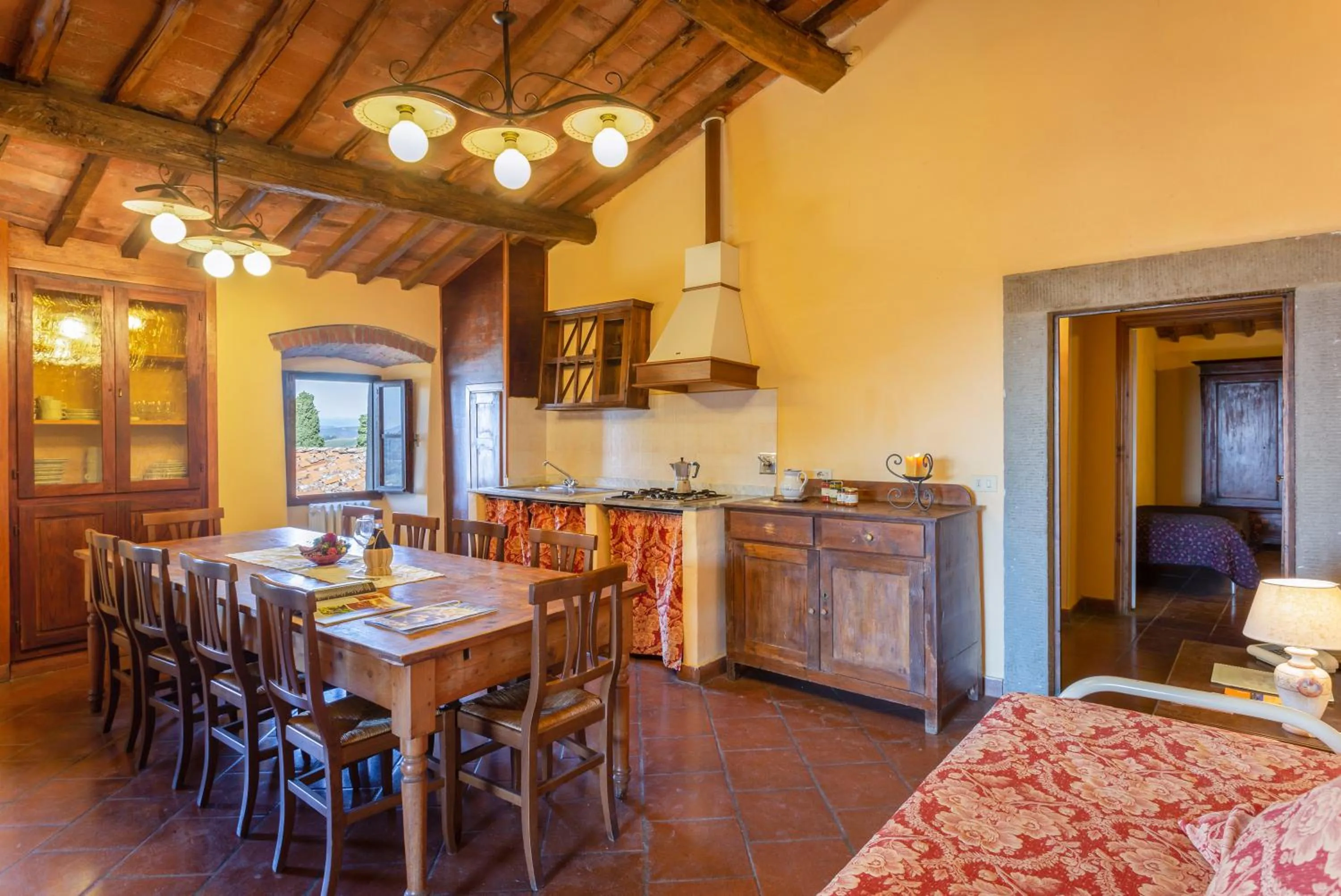 Kitchen or kitchenette in Villa Grassina