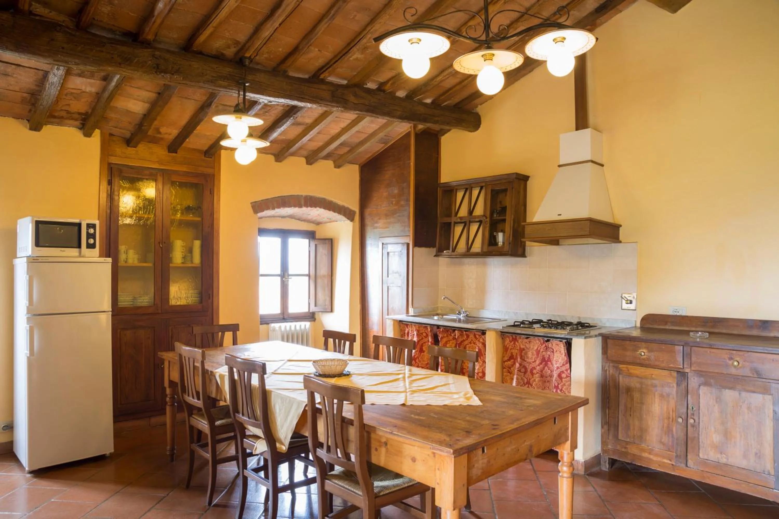 Dining area in Villa Grassina