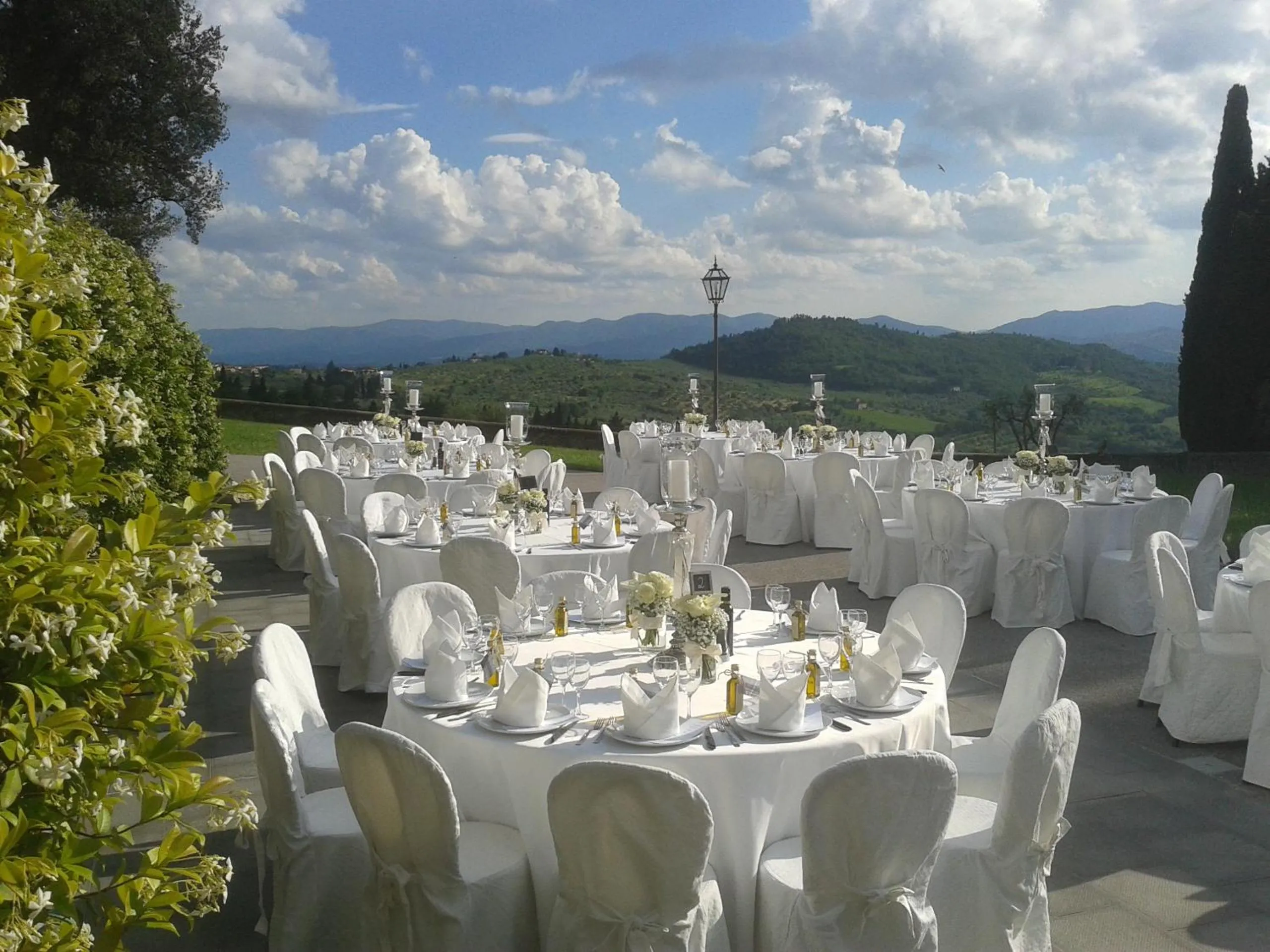 Natural landscape in Villa Grassina