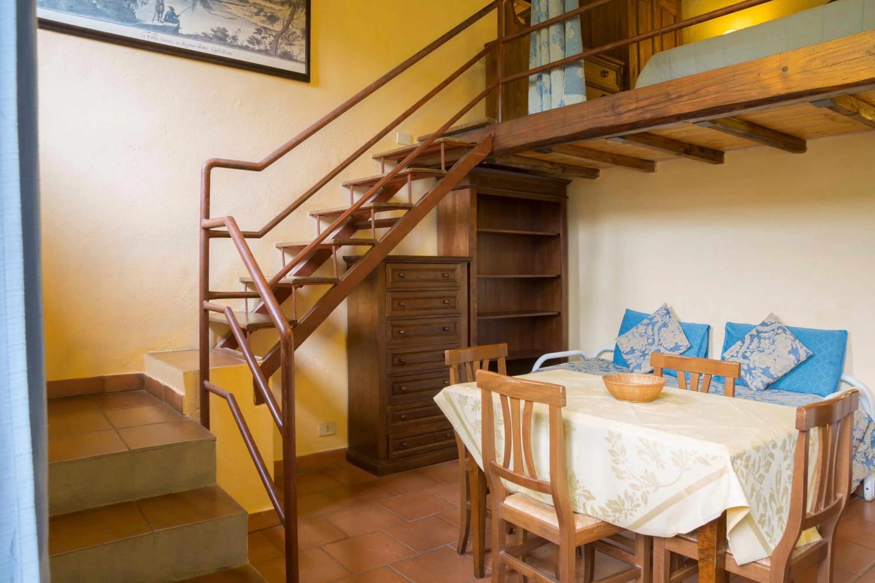 Living room in Villa Grassina