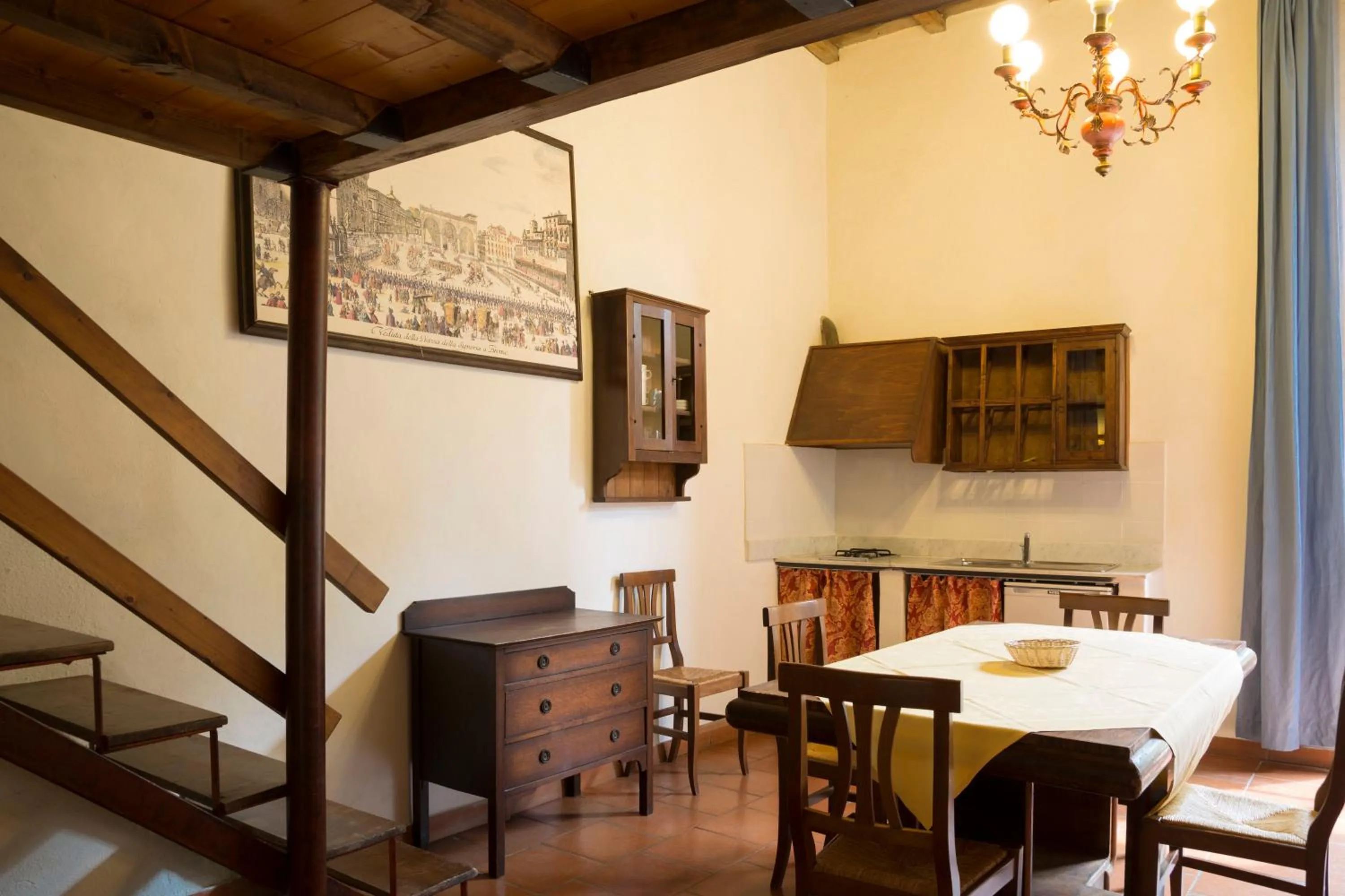 Dining area in Villa Grassina