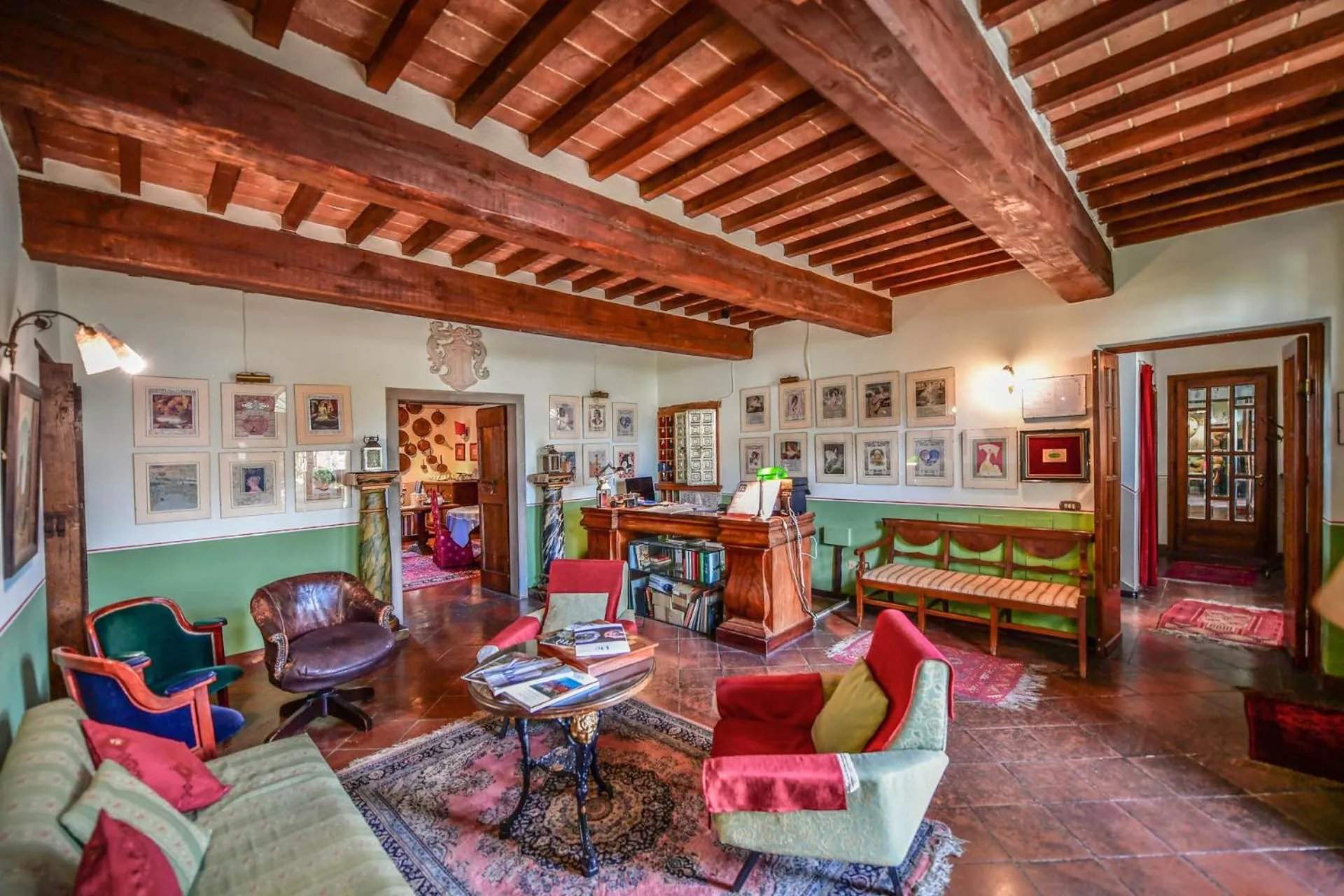 Lobby or reception in Relais Oroscopo