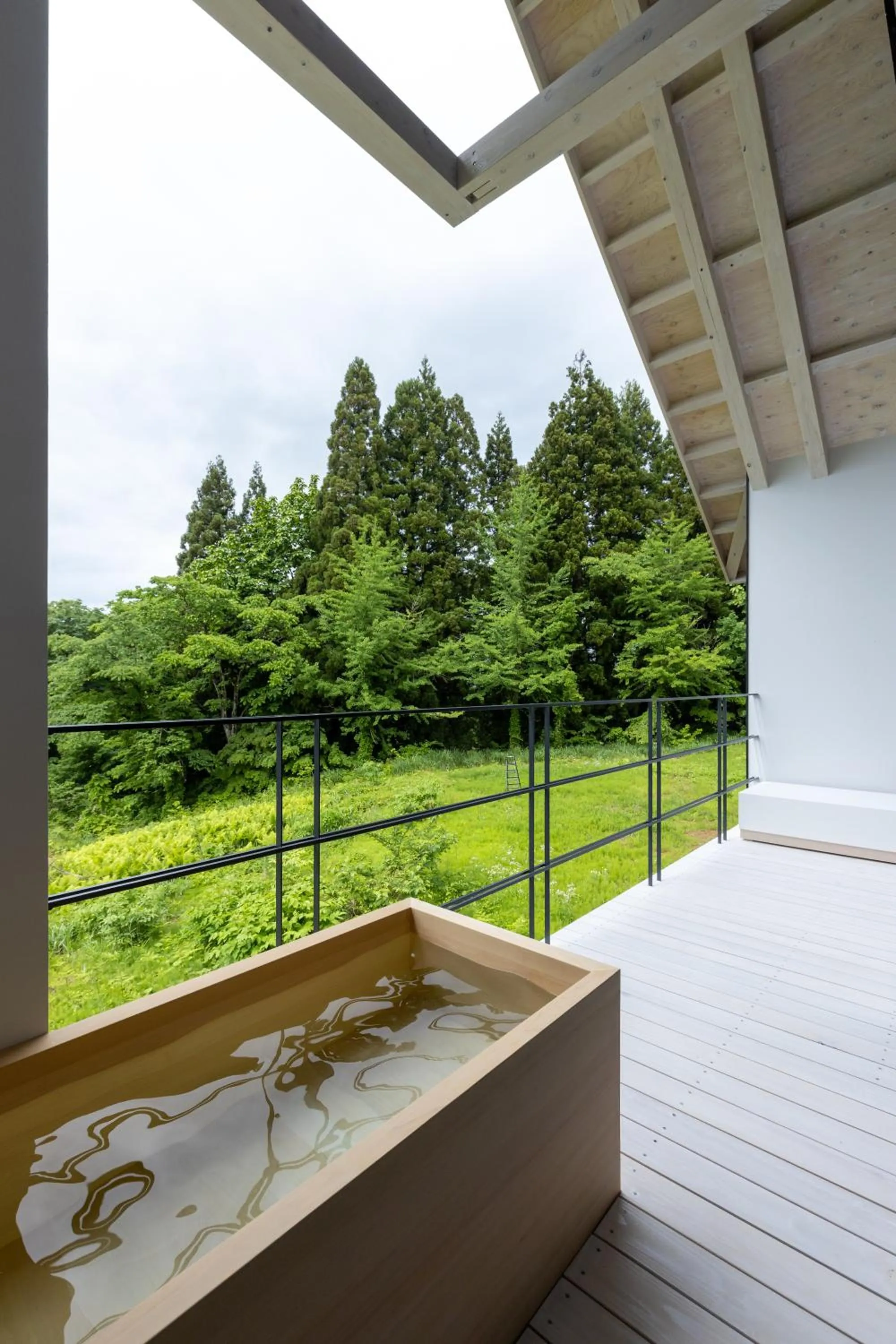 Balcony/Terrace in Auberge 醸す森 "kamosu mori"