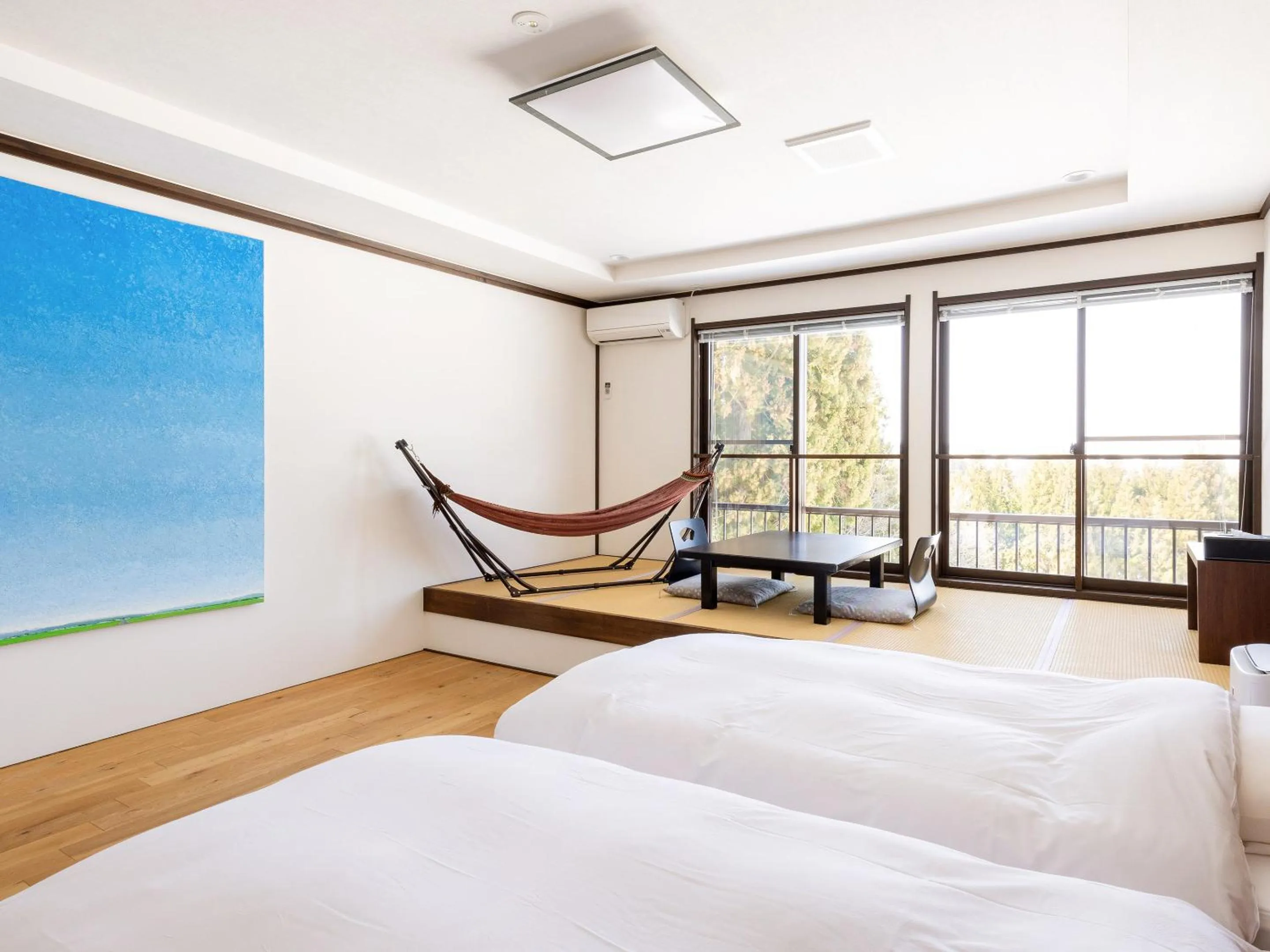 Bedroom, Bed in Auberge 醸す森 "kamosu mori"