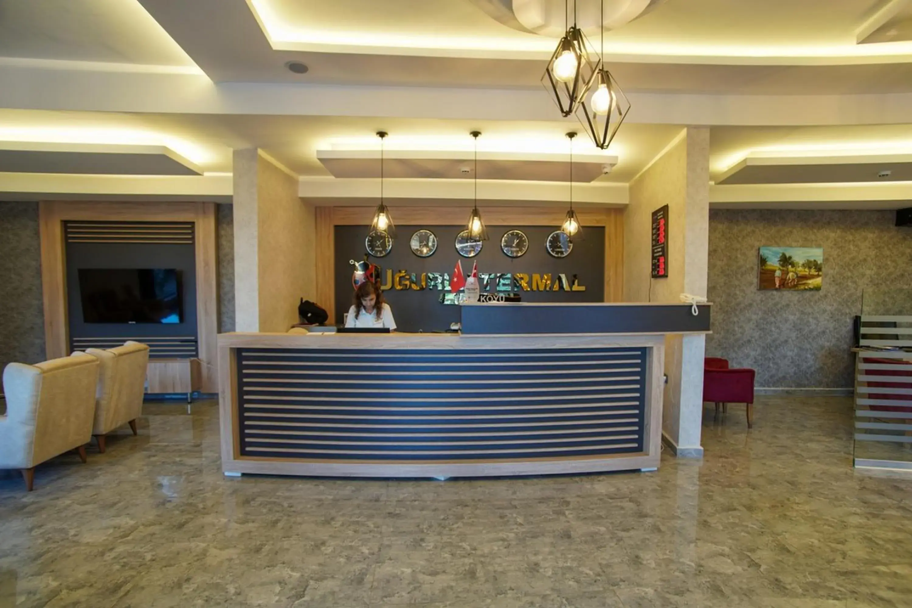 Lobby or reception in Ugurlu Termal Tatil Köyü Lobby or reception in Ugurlu Termal Tatil Köyü