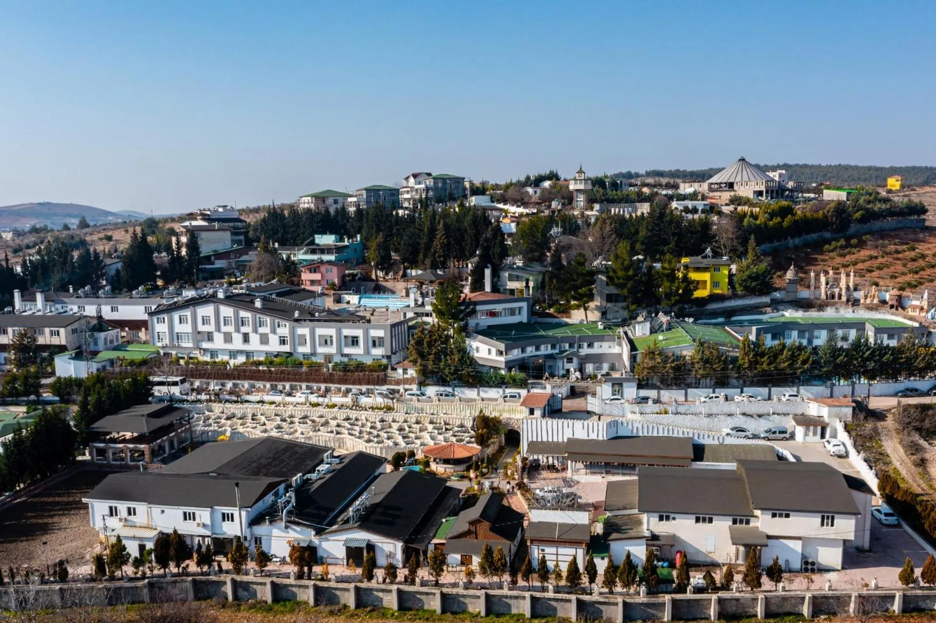 Bird's eye view in Ugurlu Termal Tatil Köyü