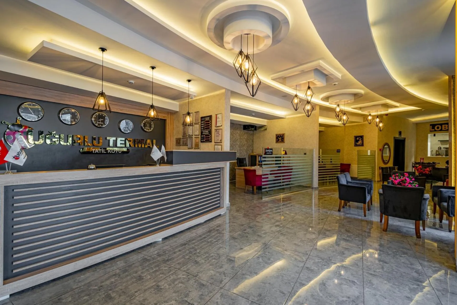 Lobby or reception in Ugurlu Termal Tatil Köyü