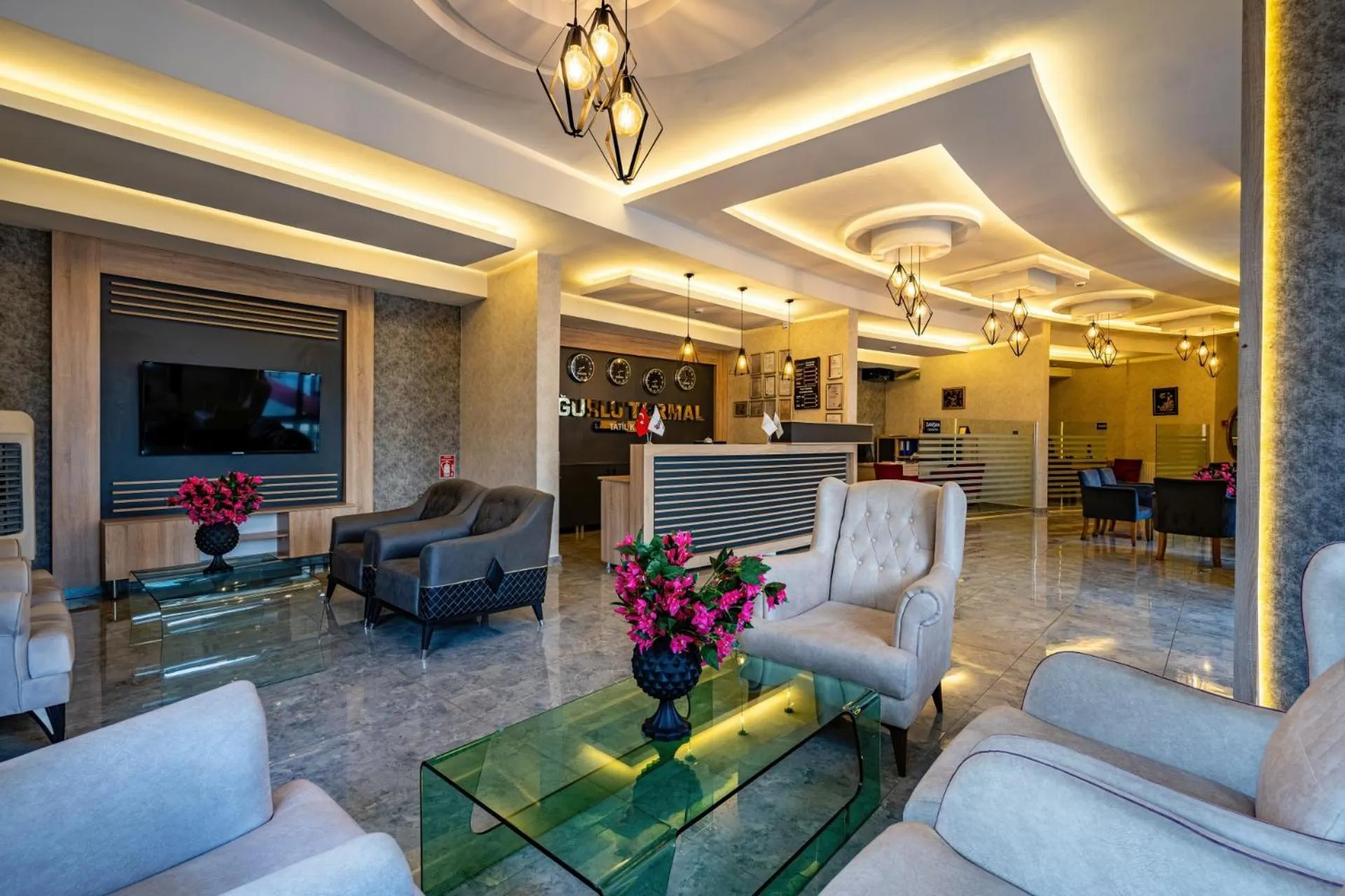 Lobby or reception in Ugurlu Termal Tatil Köyü