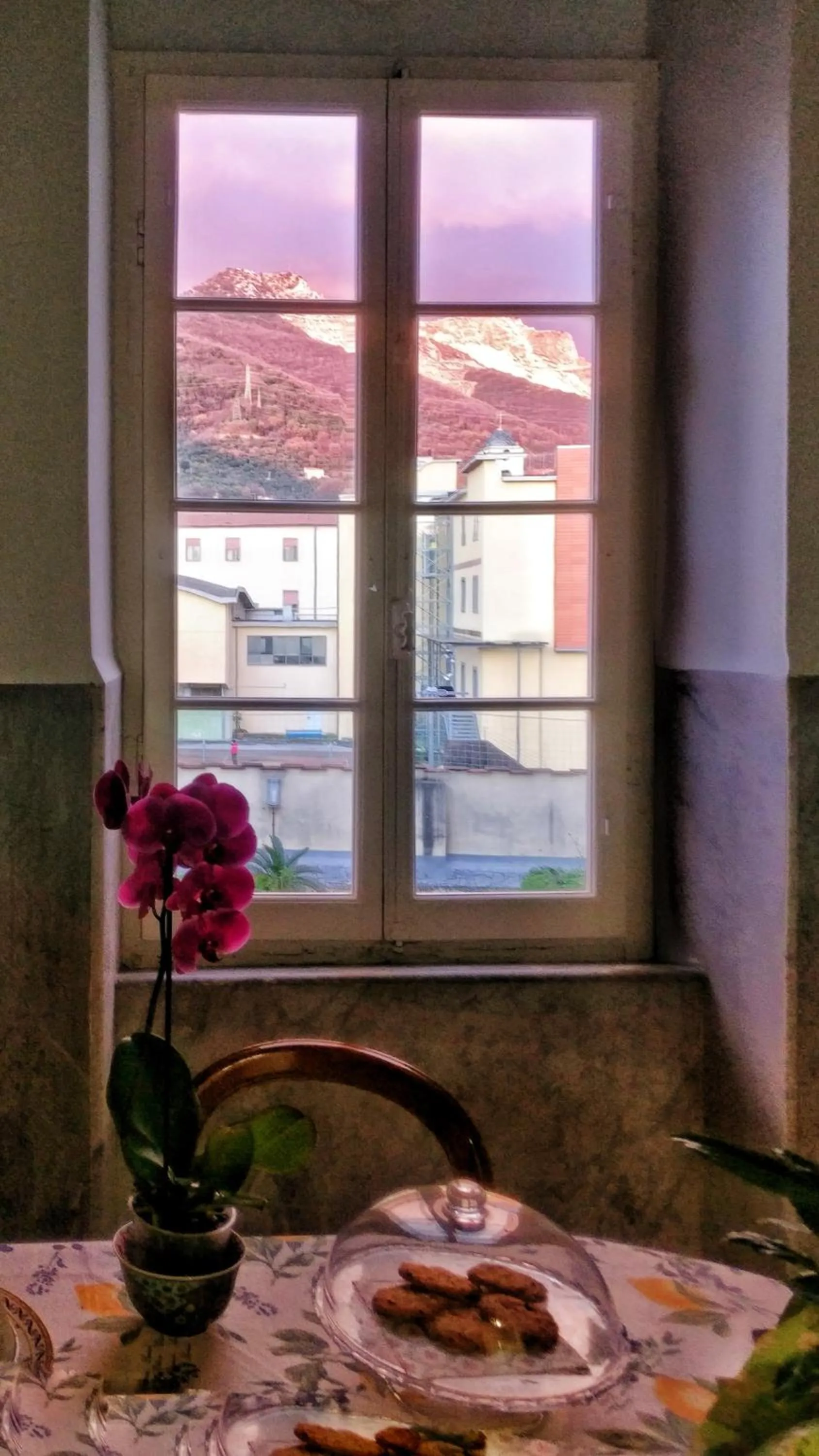 Communal kitchen in B&B "La Bottega d'Arte"