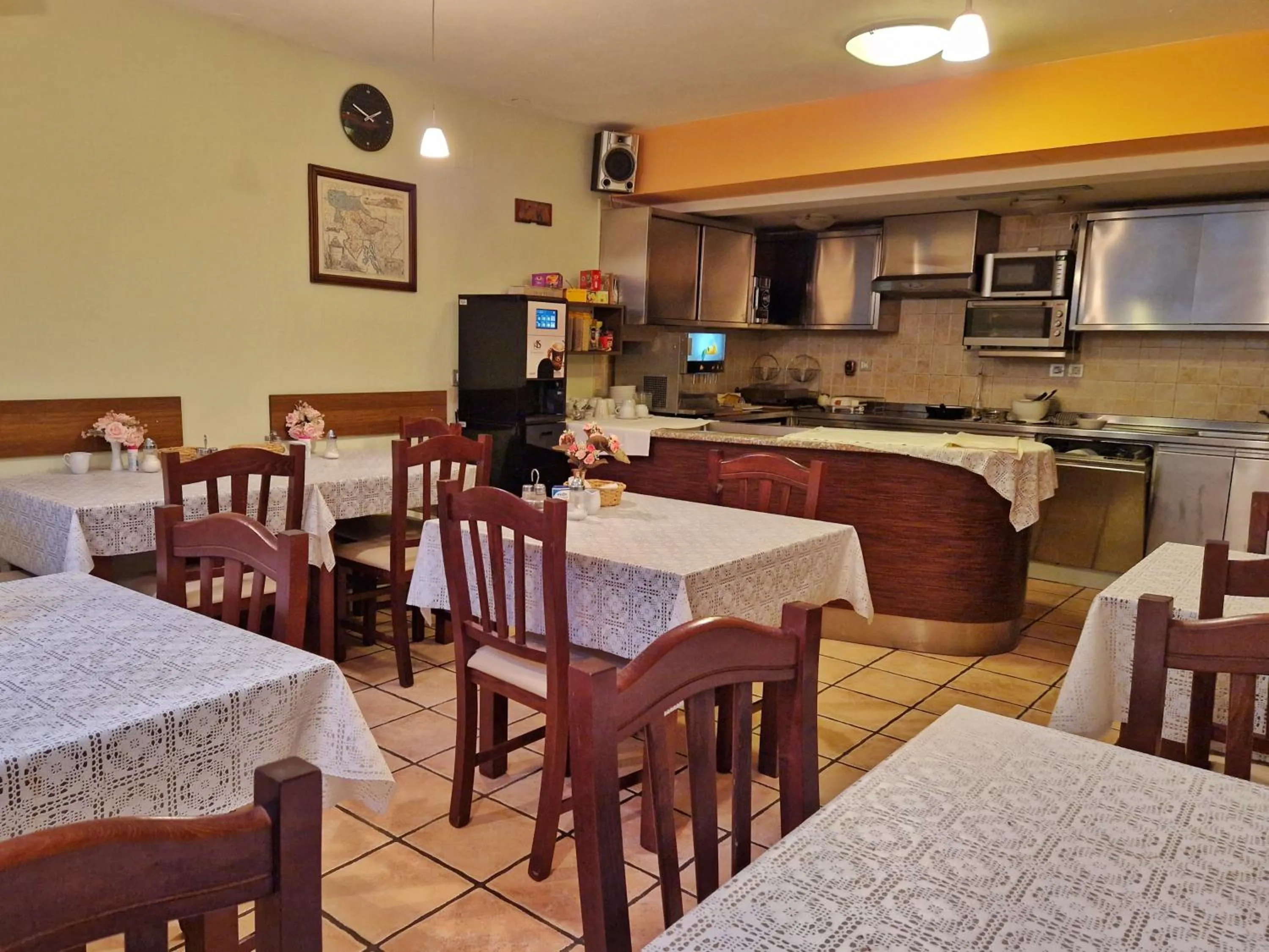 Dining area in Penzion Kovac