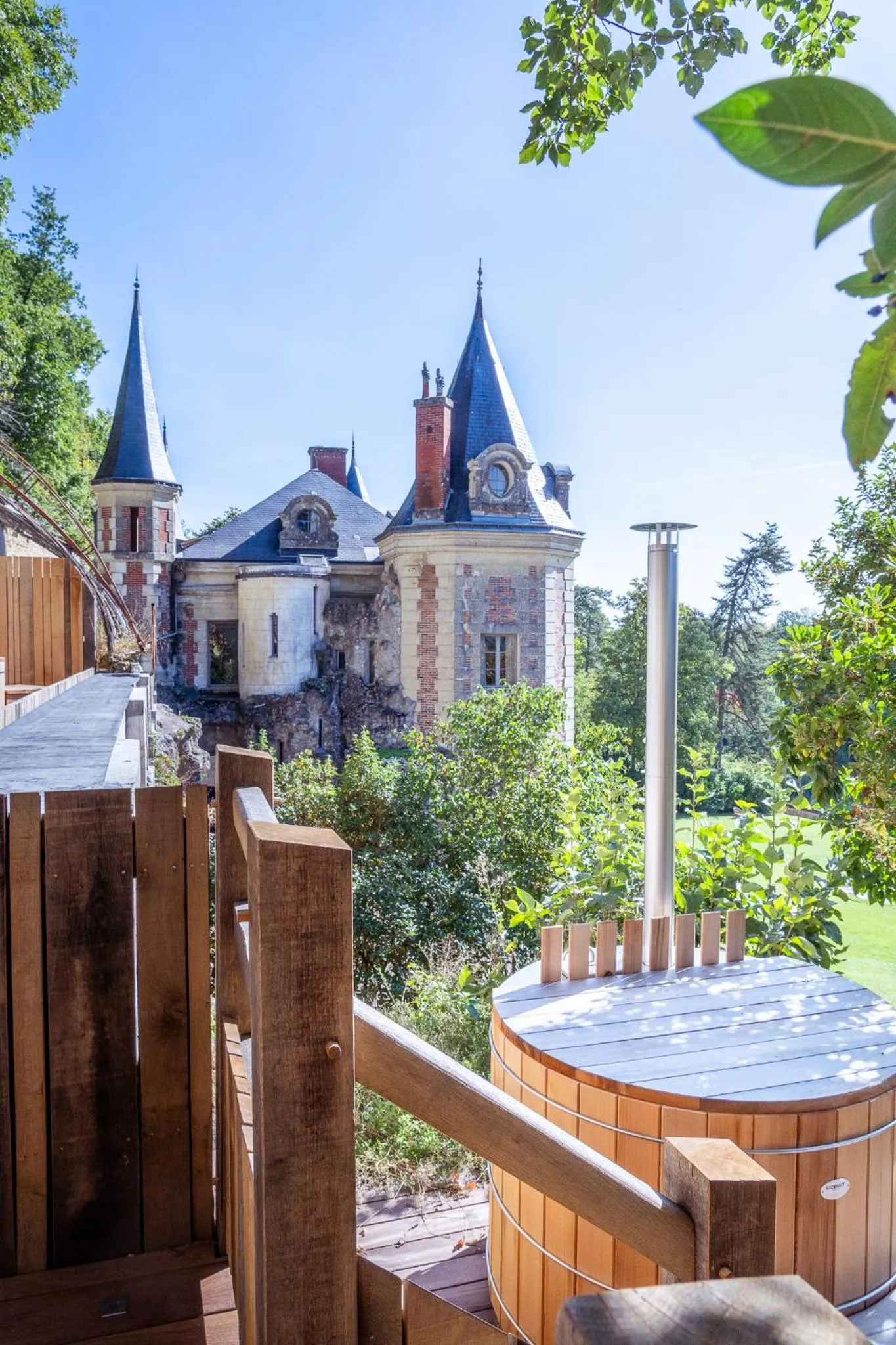 Sauna in Château de Perreux, The Originals Collection