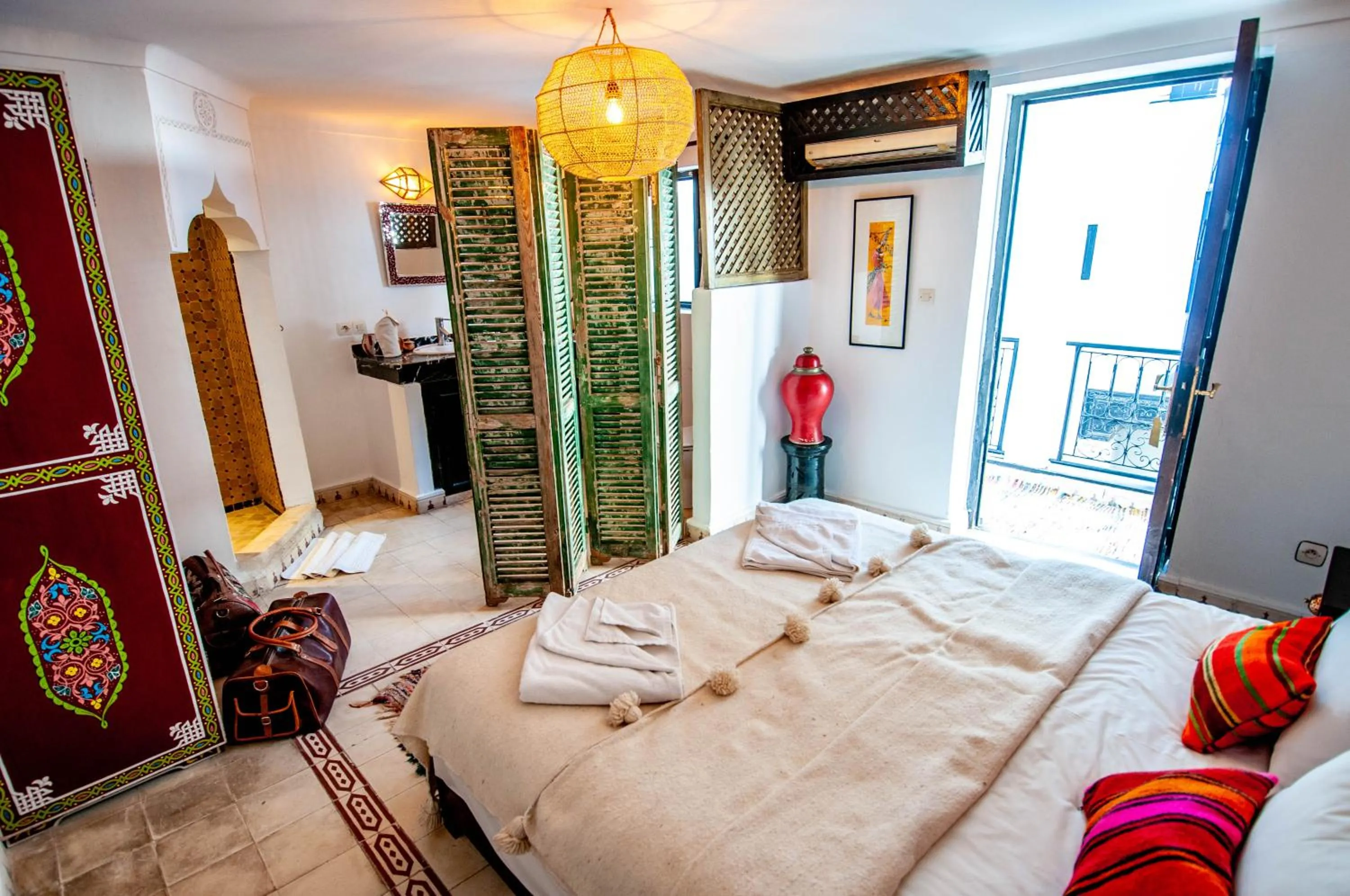 Bed in Riad Makila
