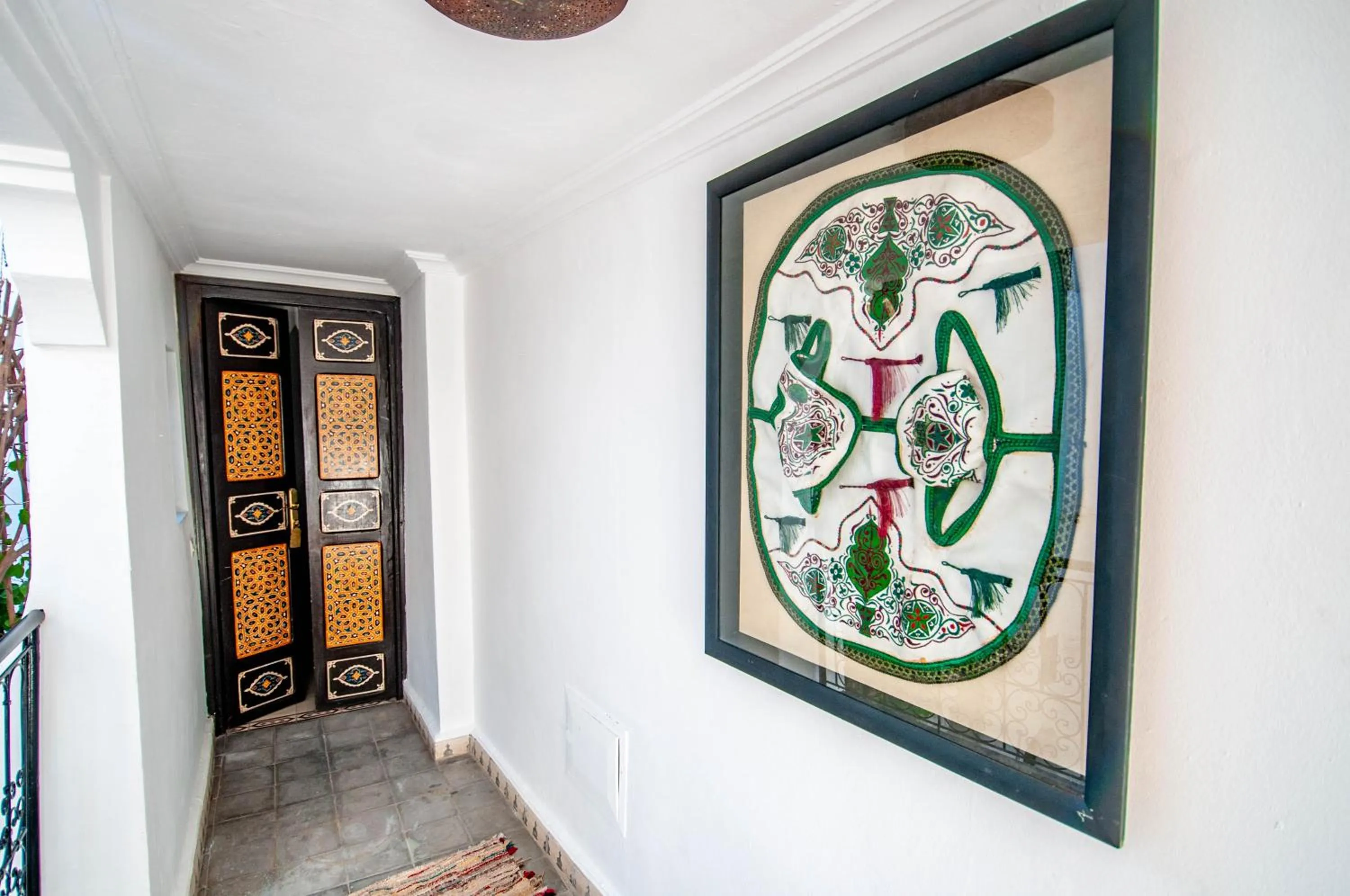 Decorative detail in Riad Makila