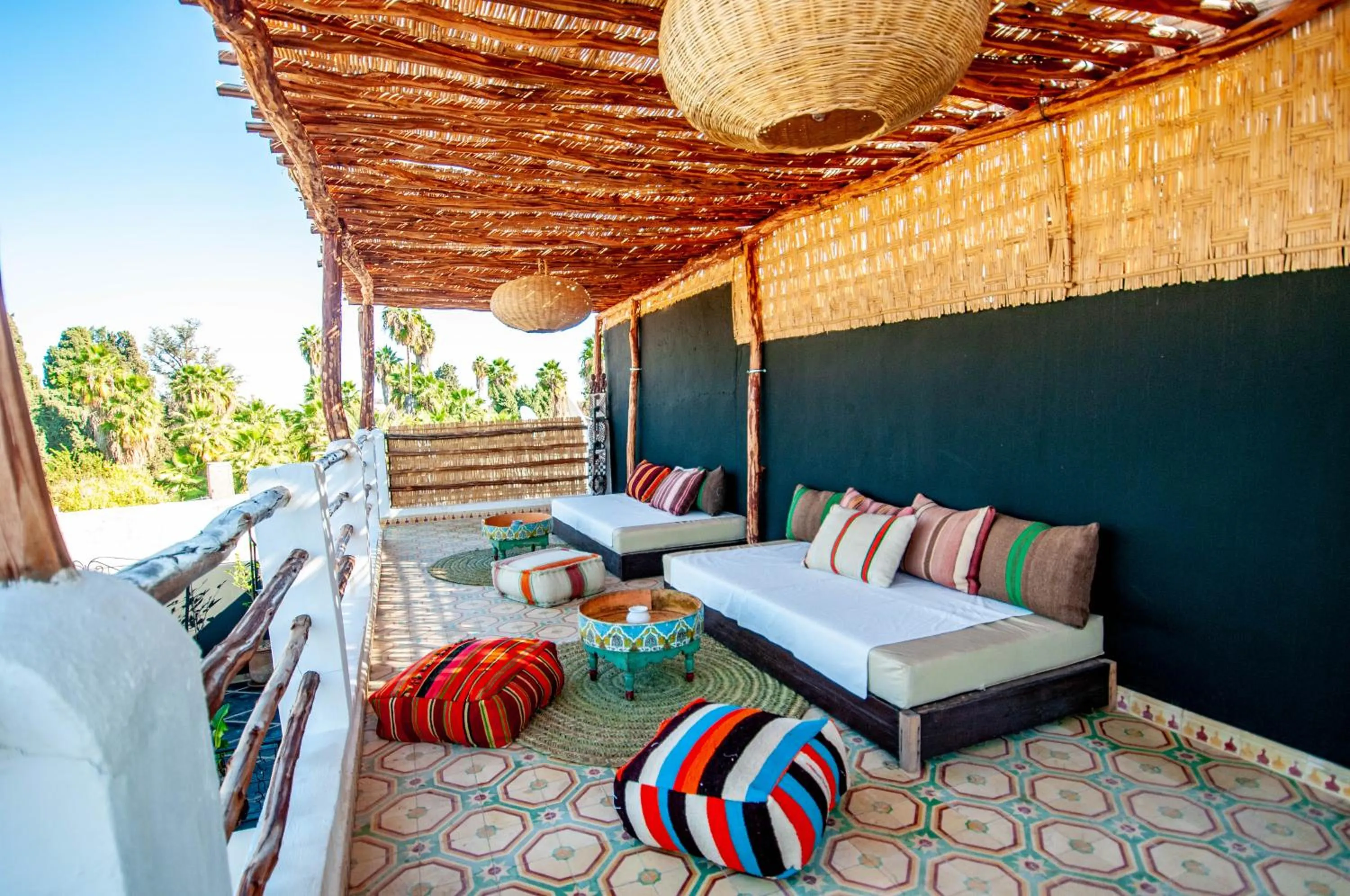 Patio in Riad Makila