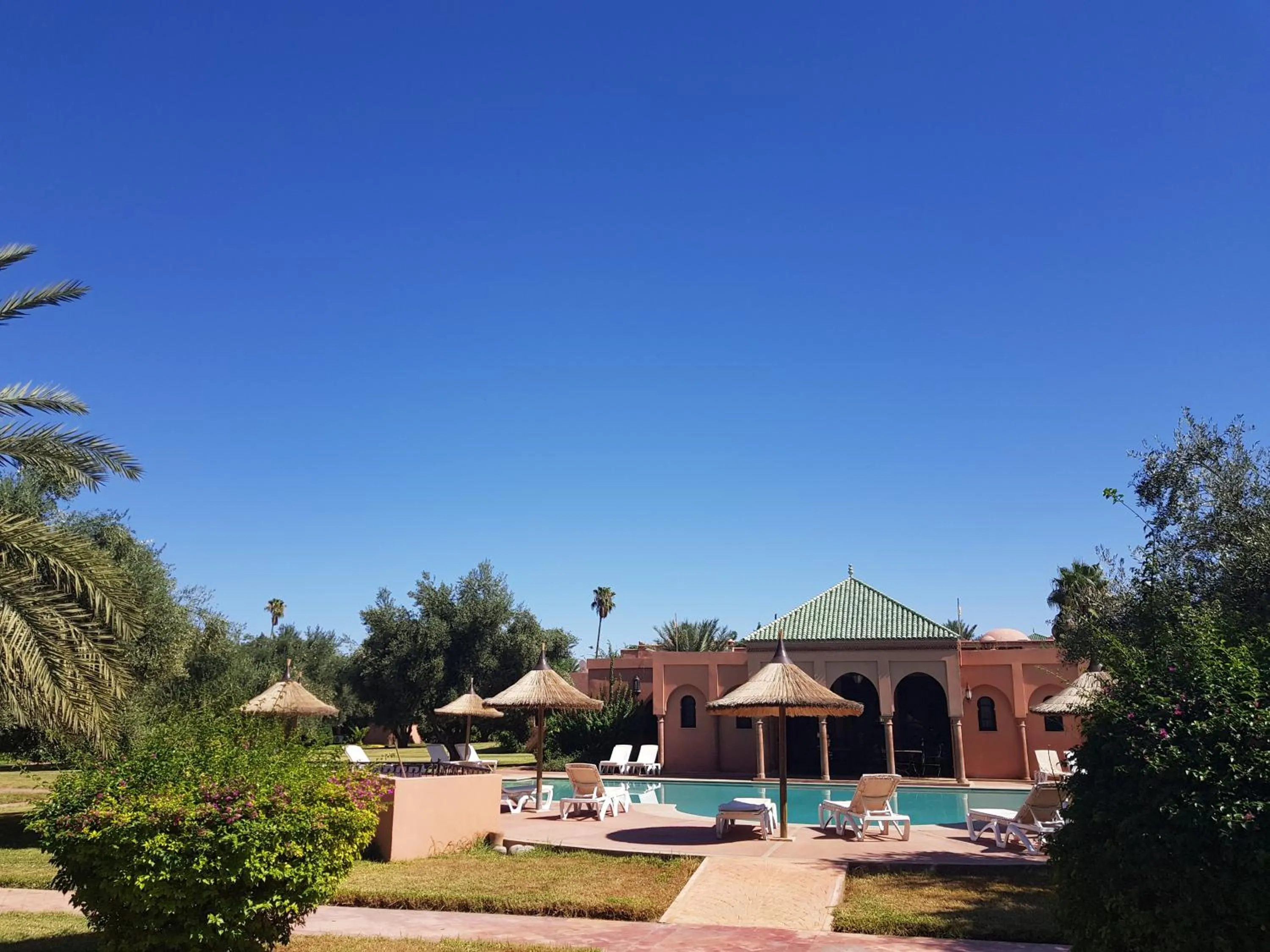 Swimming pool in Villa avec piscine a Marrakech