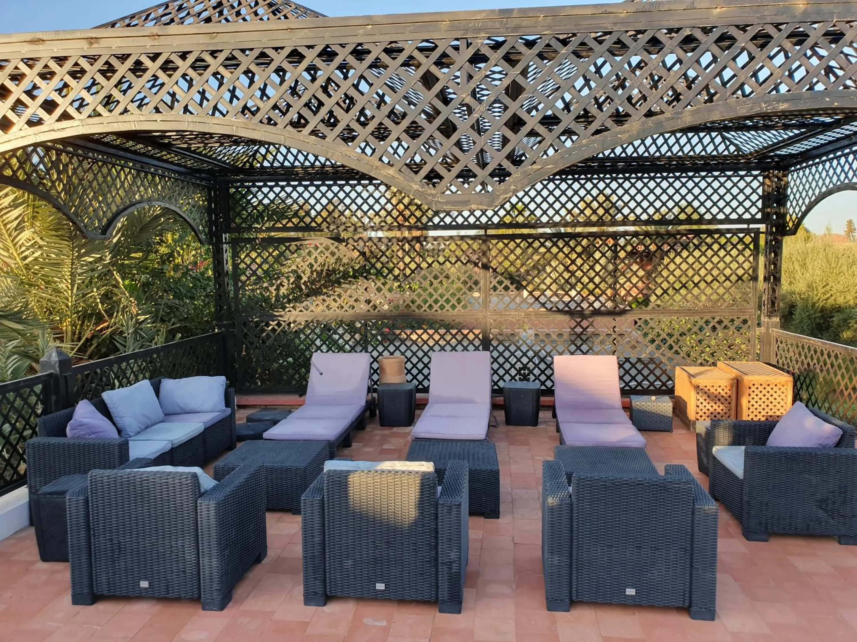 Pool view in Villa avec piscine a Marrakech