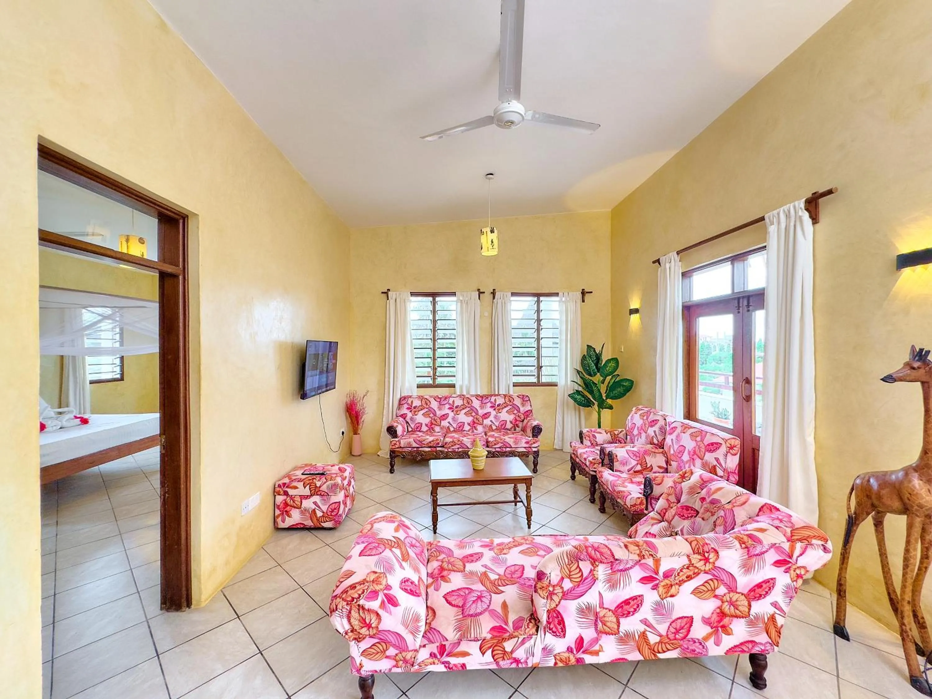 Living room in Flametree Beach Homes