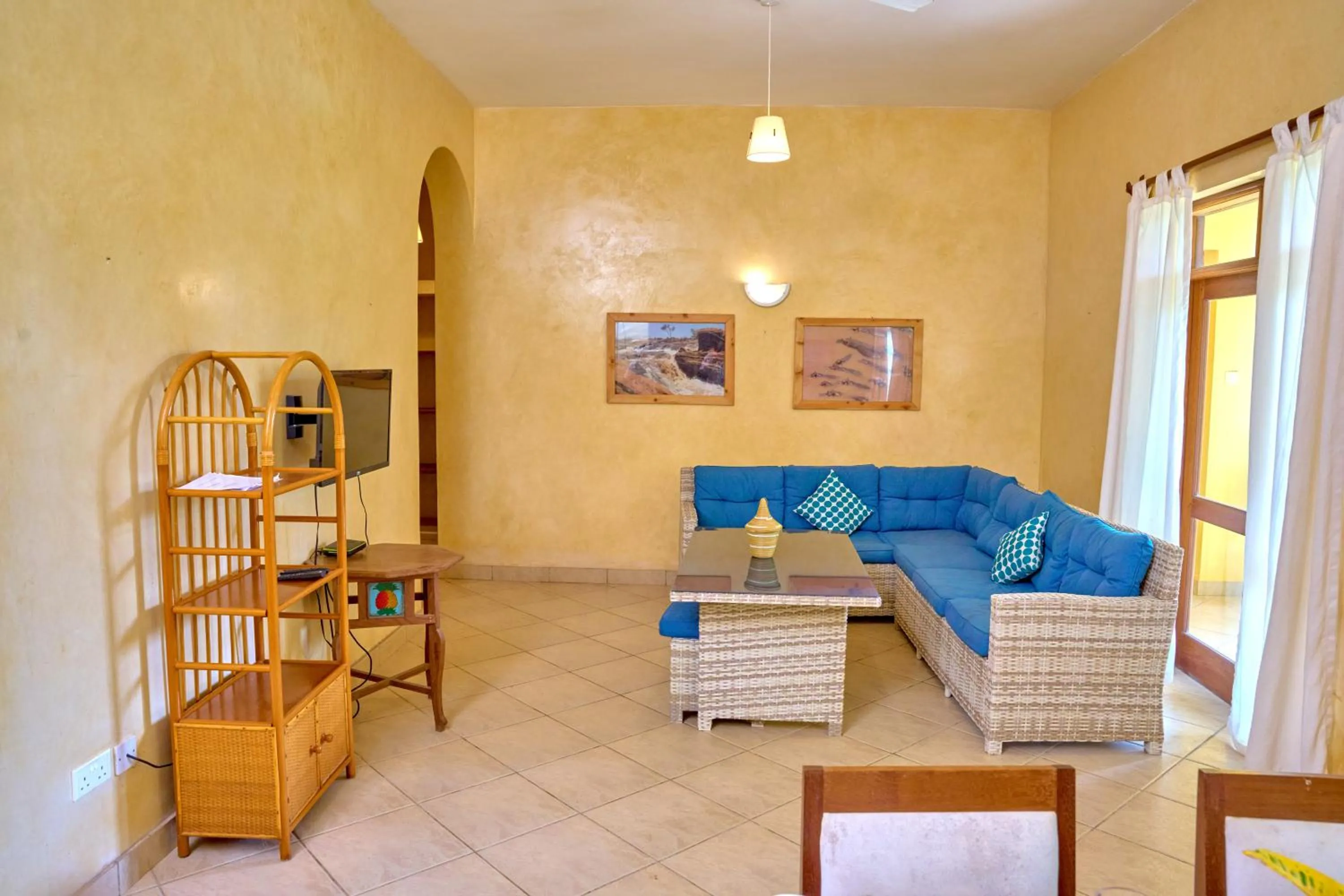 Living room in Flametree Beach Homes